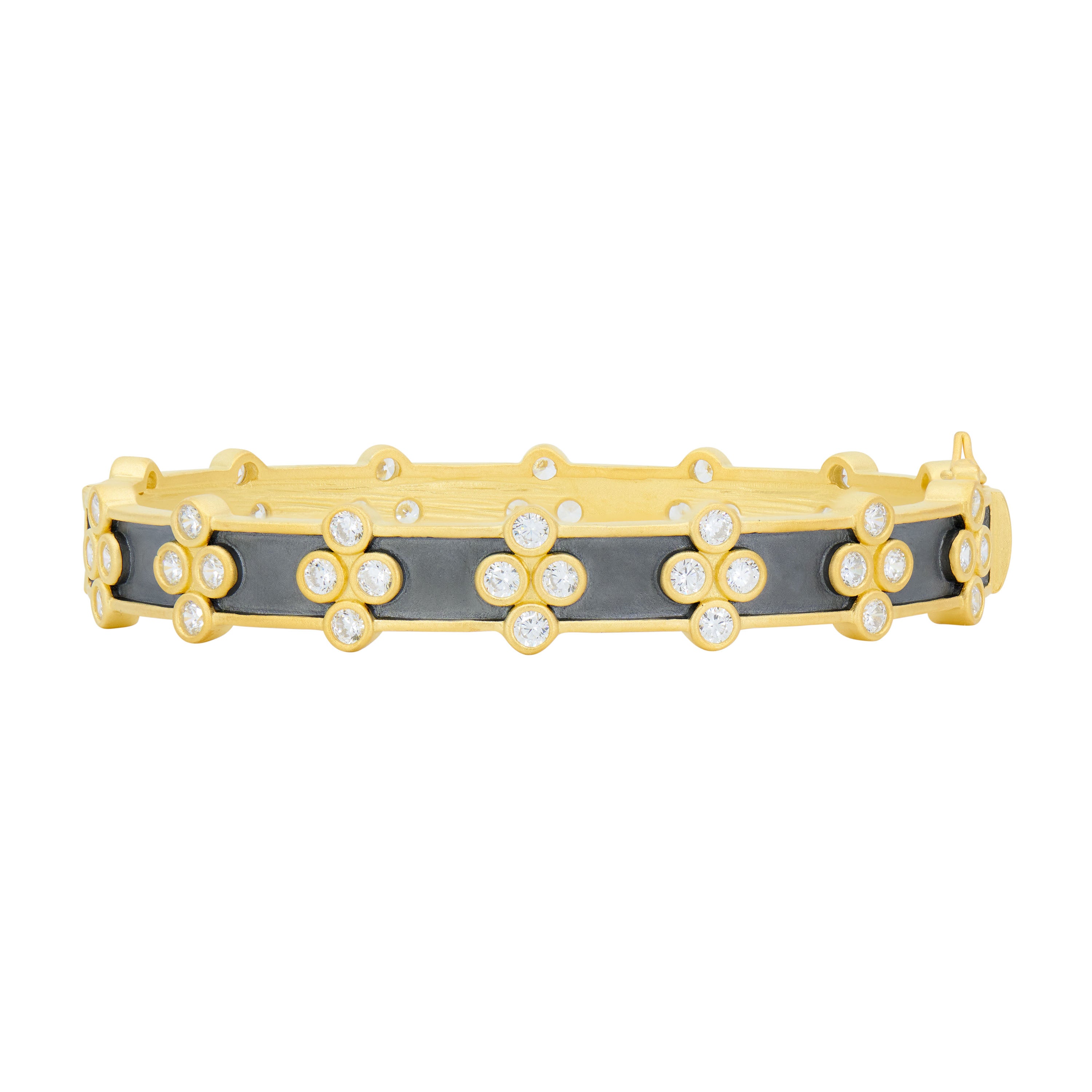 Signature Brooklyn in Bloom Clover Hinge Bangle