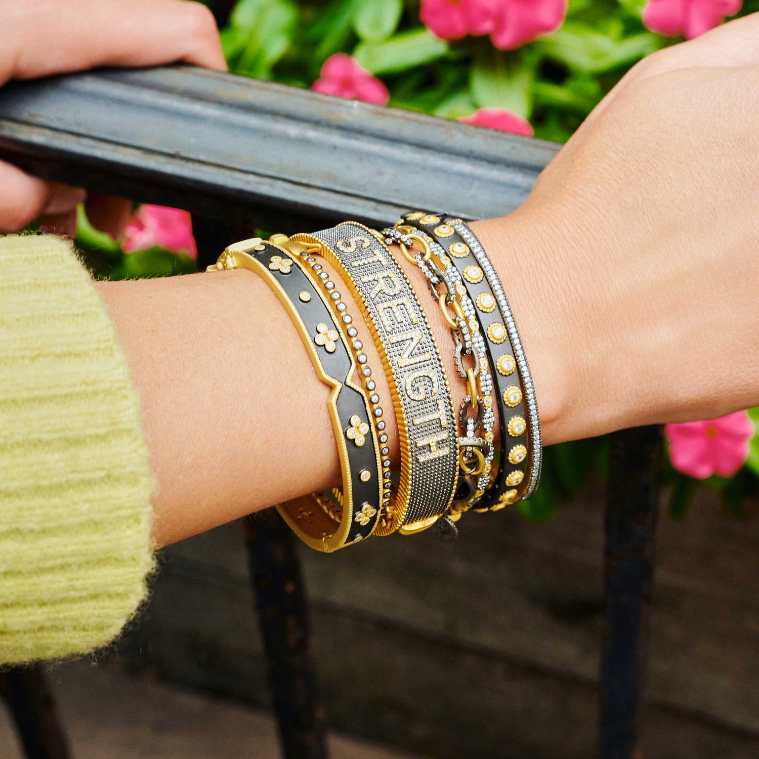 The Classic Pavé Hinge Bangle - FREIDA ROTHMAN