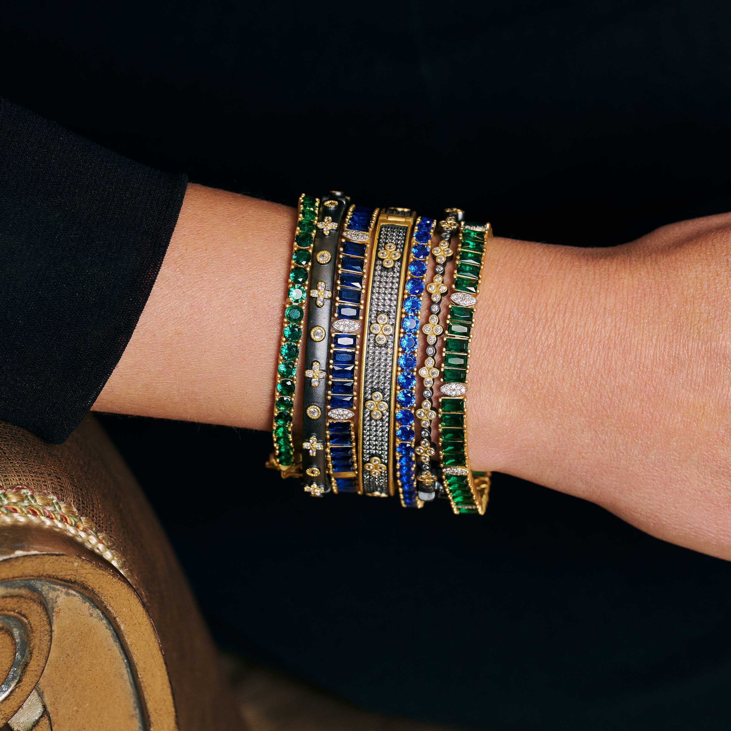 Our Favorite Clover Hinge Bangle - FREIDA ROTHMAN