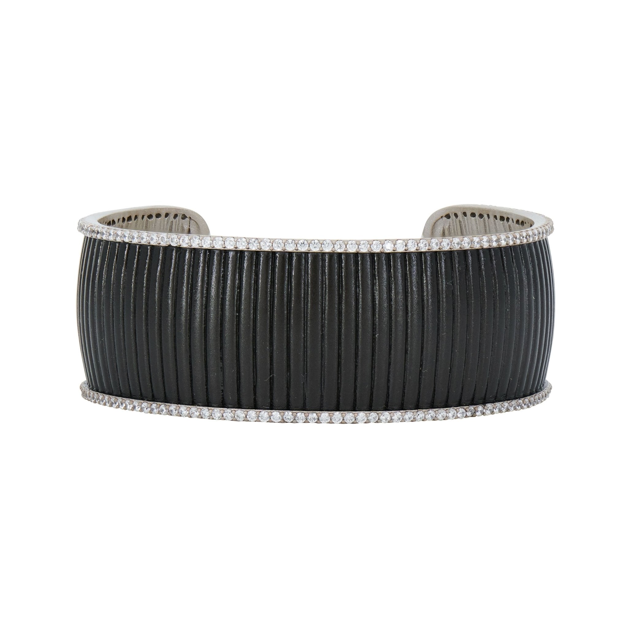 Industrial Finish Ribbed Metro Cuff - FREIDA ROTHMAN