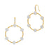 Brooklyn in Bloom Station Open Hoop Earrings - FREIDA ROTHMAN