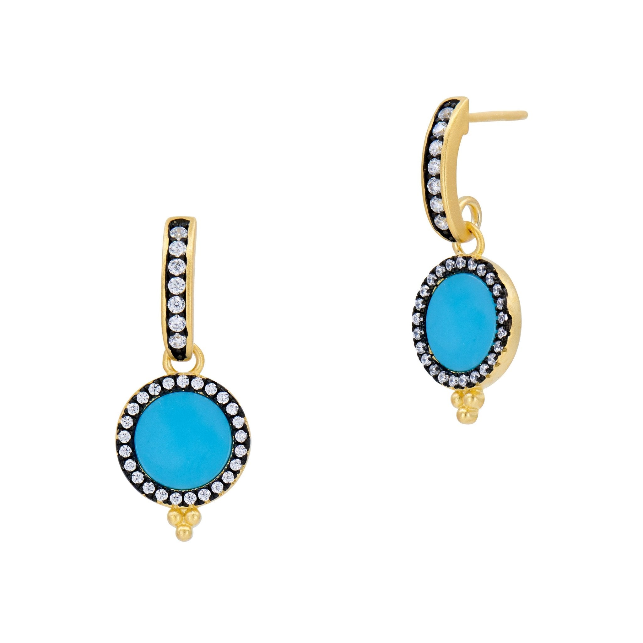 Signature Icon Drop Earrings - FREIDA ROTHMAN
