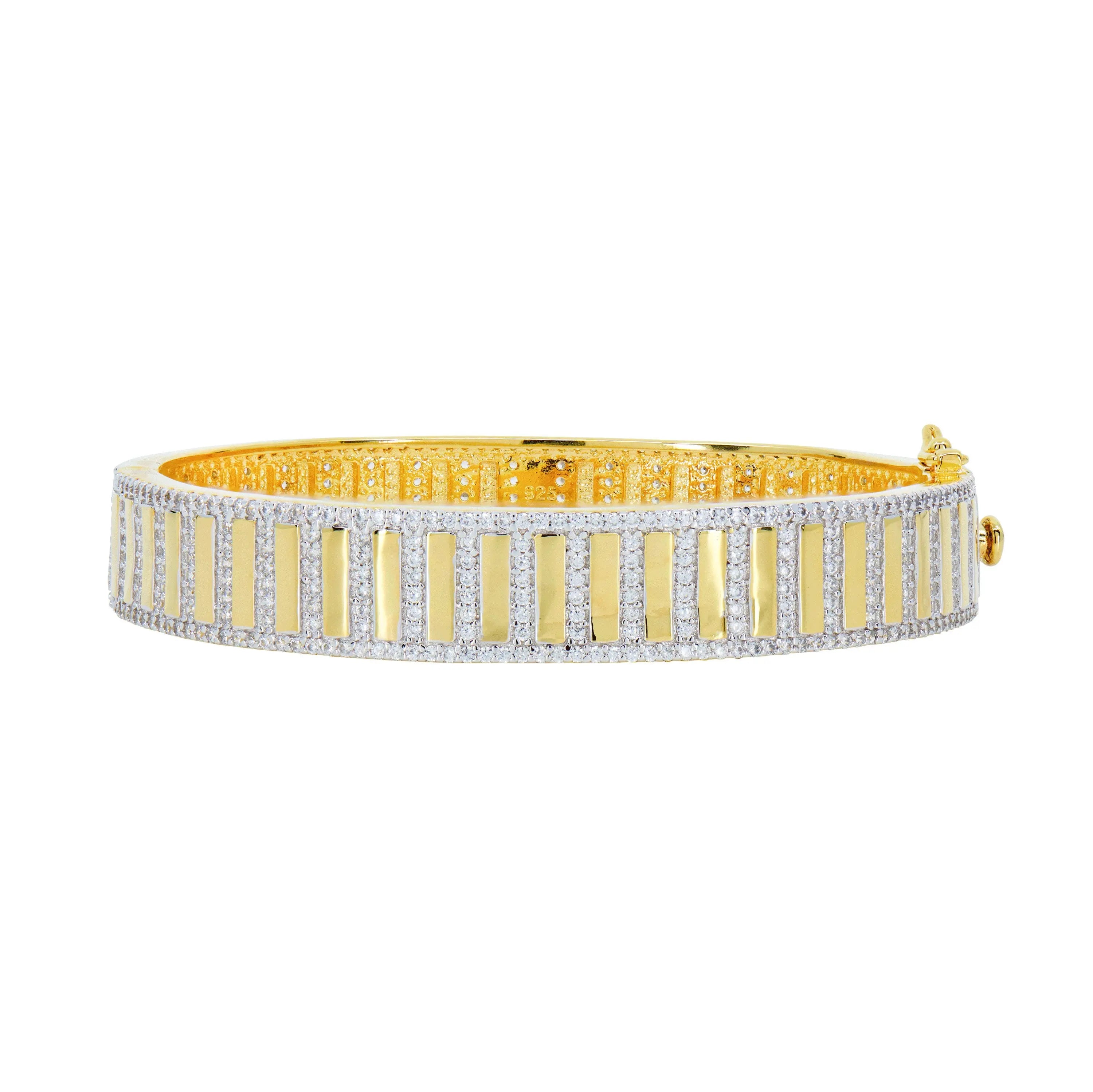 Illuminating Wide Hinge Bangle Radiance BRACELET
