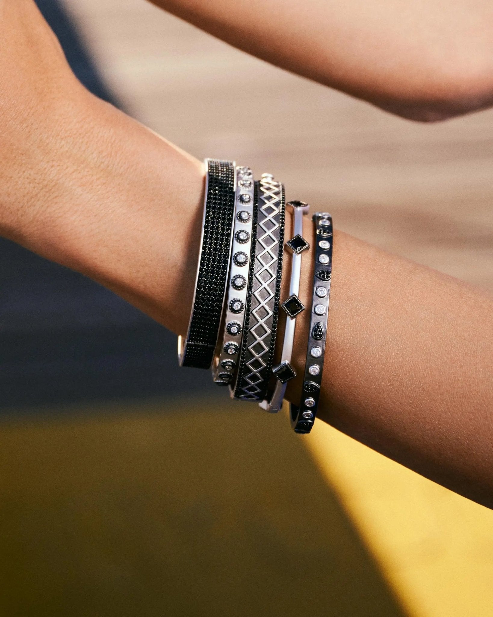 Station Hinge Bangle - FREIDA ROTHMAN