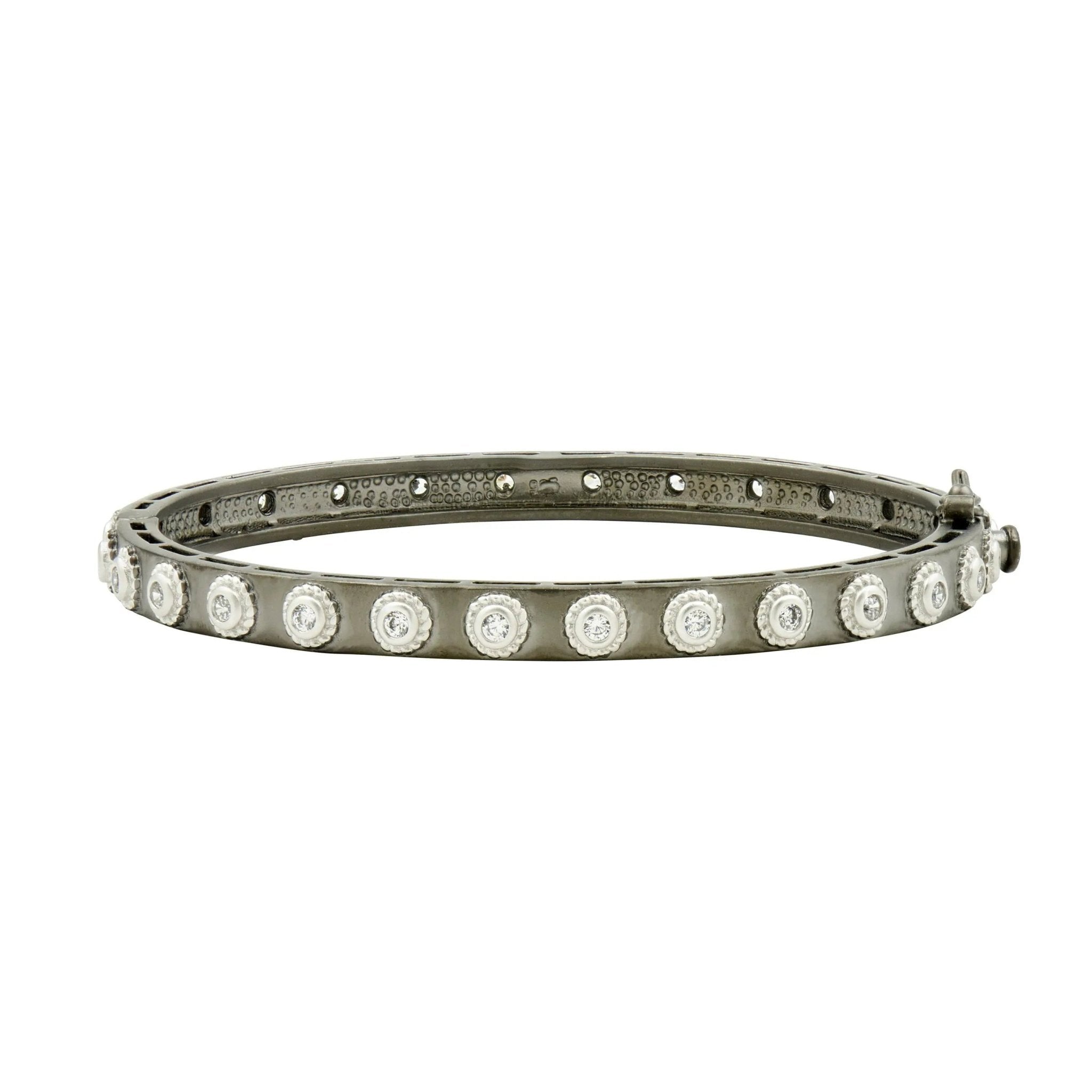 Studded Eternity Hinge Bangle - FREIDA ROTHMAN