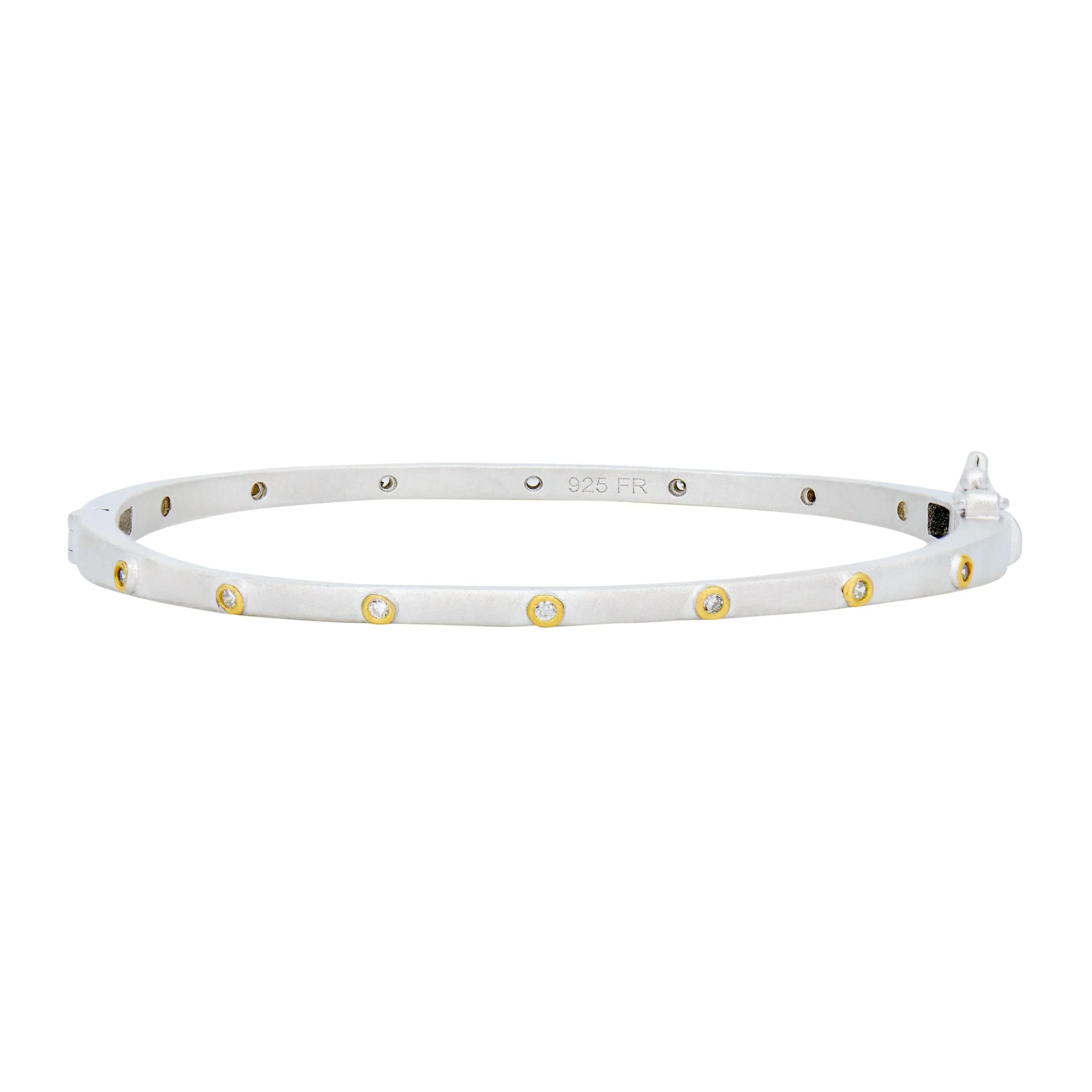 Thin Bezel Stacking Bangle FR Signature Reimagined BRACELET