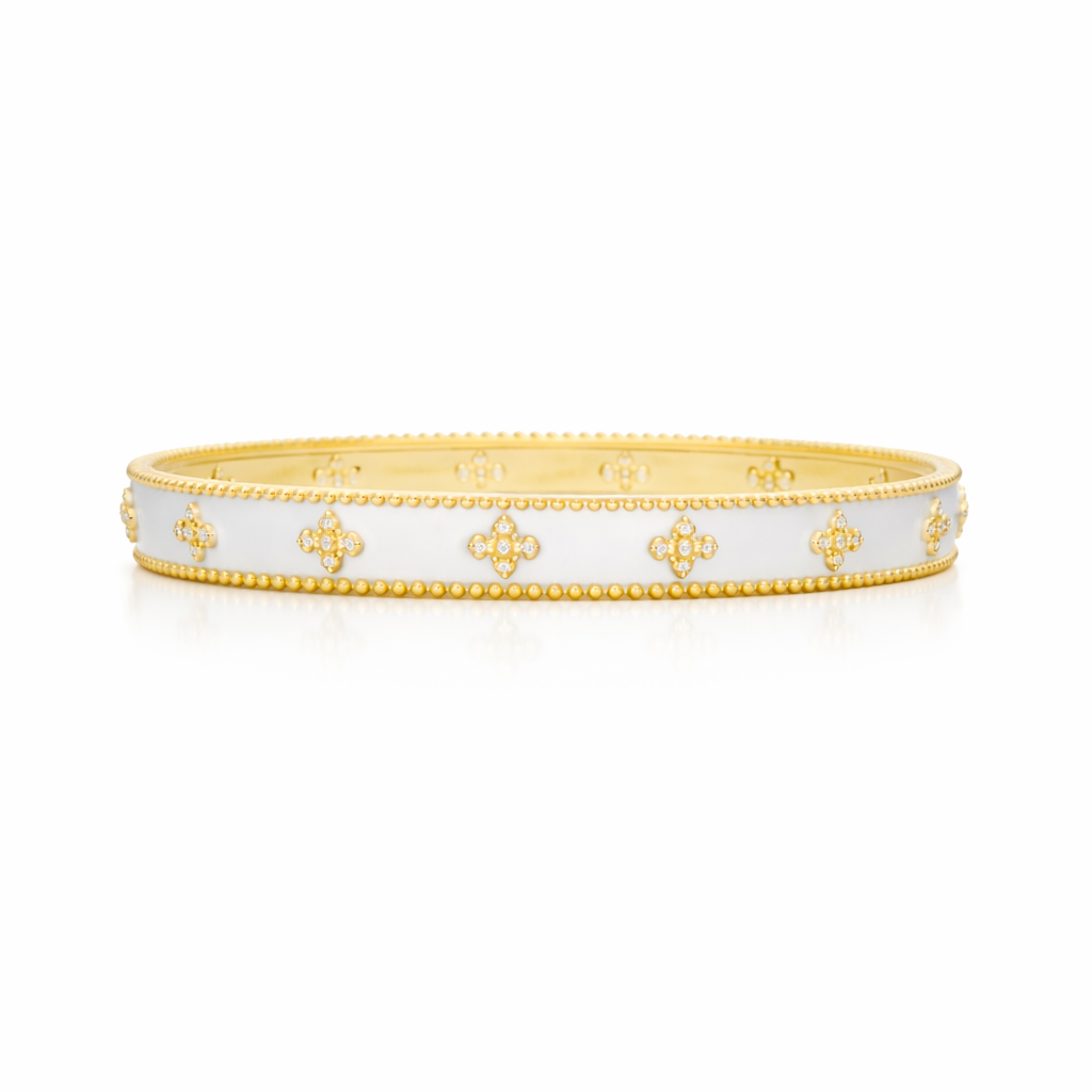 A Clover Stackable Bangle