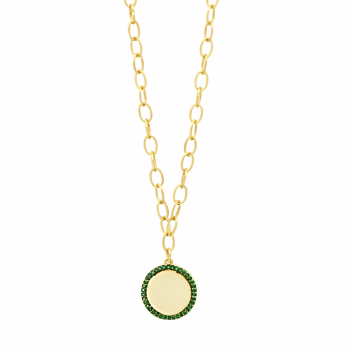Chain Link Pendant Necklace