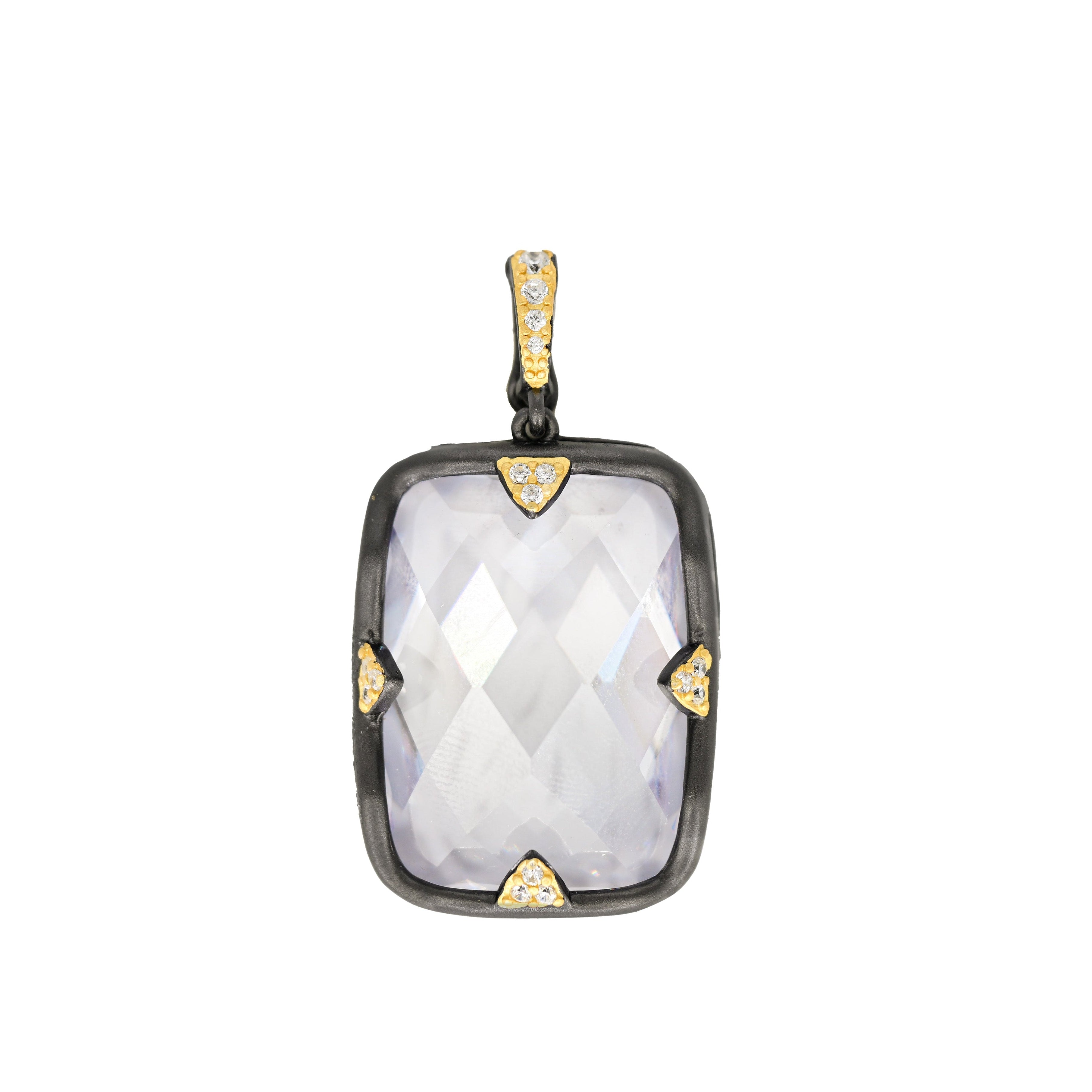 Cushioned Rectangle Rose-Cut Enhancer