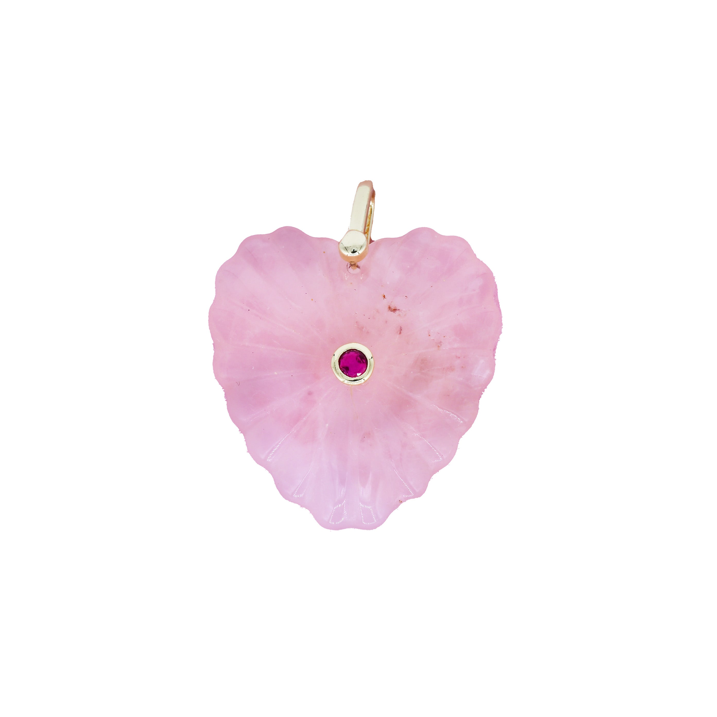 The Scalloped Heart Charm