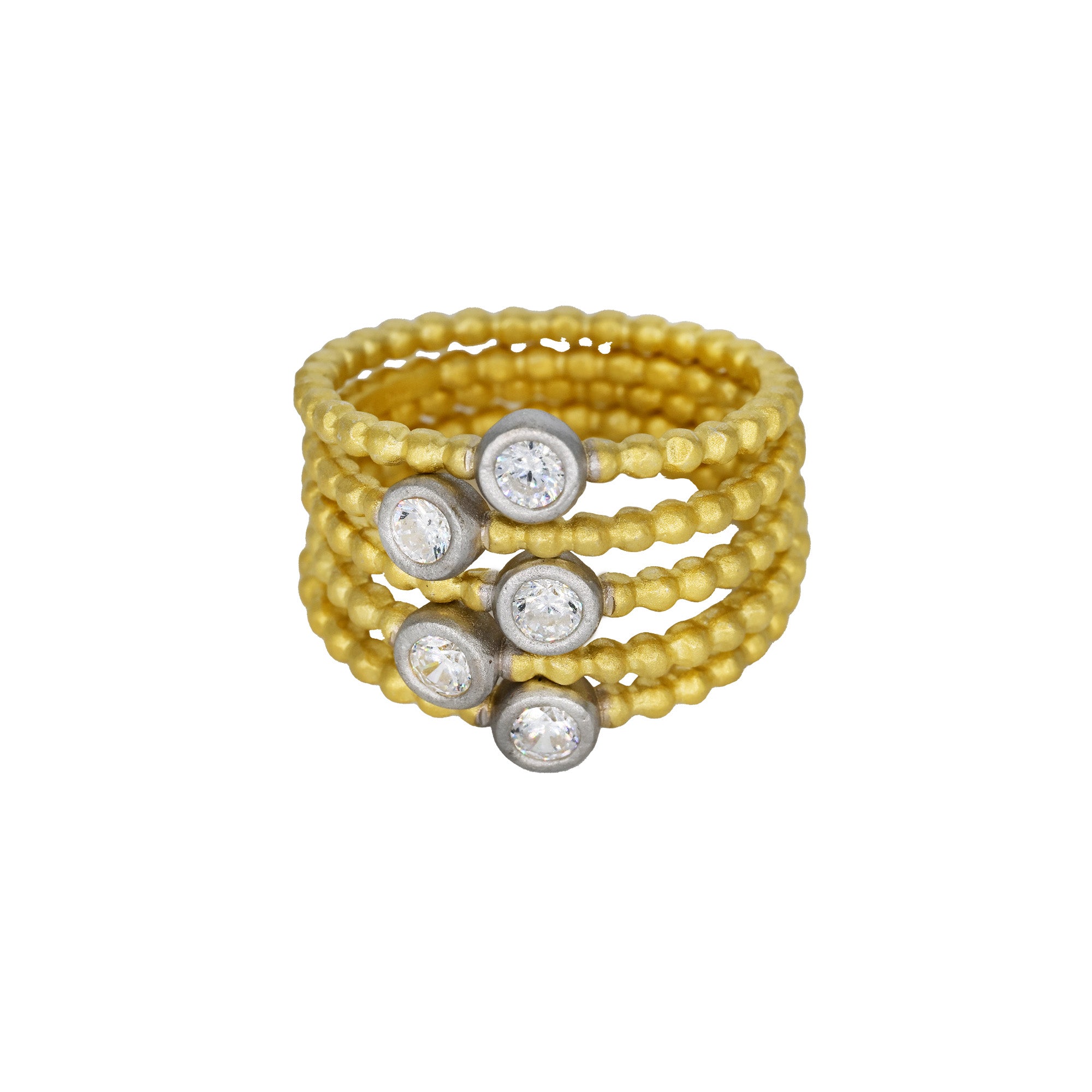 Signature Cityscape Wire 5-Stack Ring
