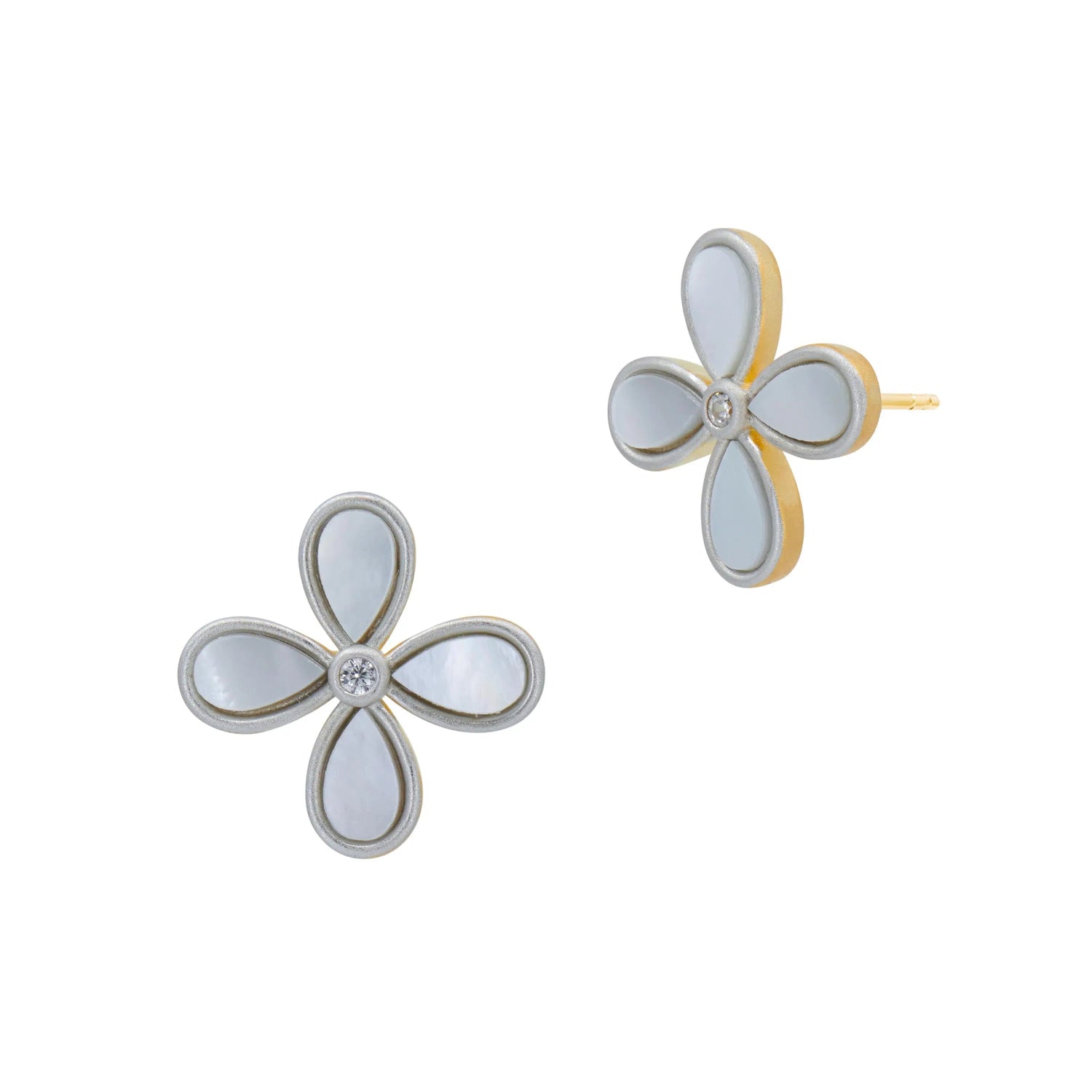 GoldSilver Blossoming Brilliance Stud Earrings Armor of Hope EARRING