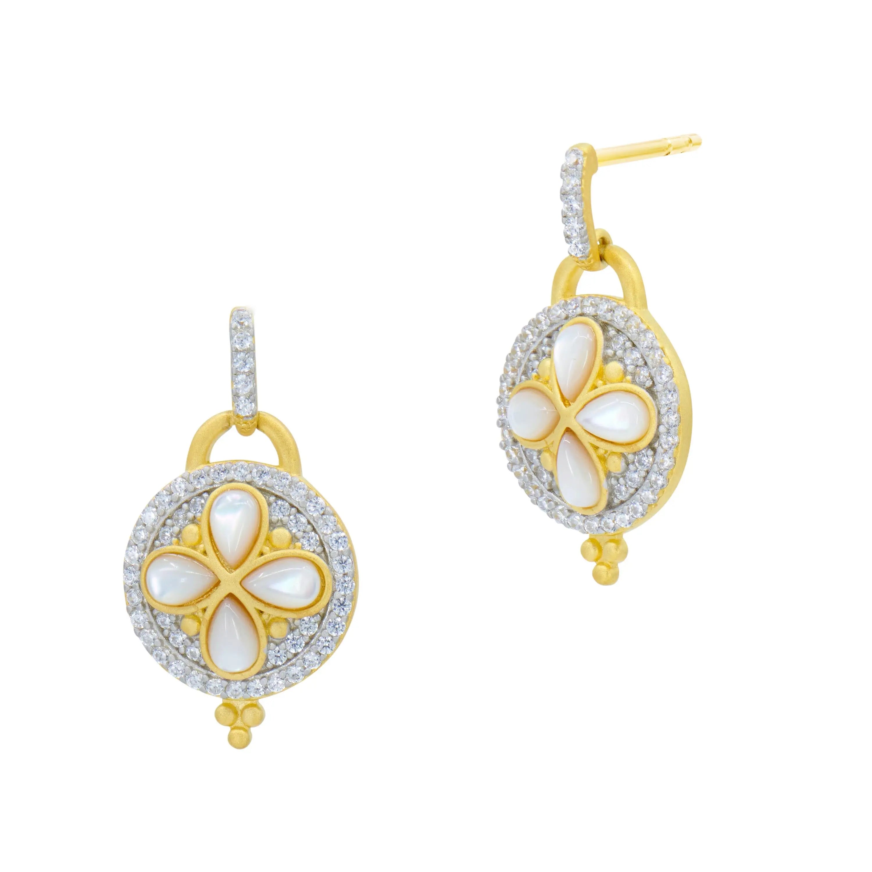 GoldSilver Brooklyn In Bloom Drop Earrings Armor of Hope EARRING