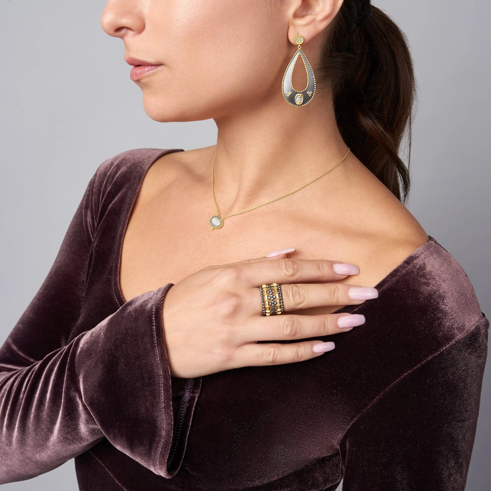 Imperial Teardrop Earrings - FREIDA ROTHMAN