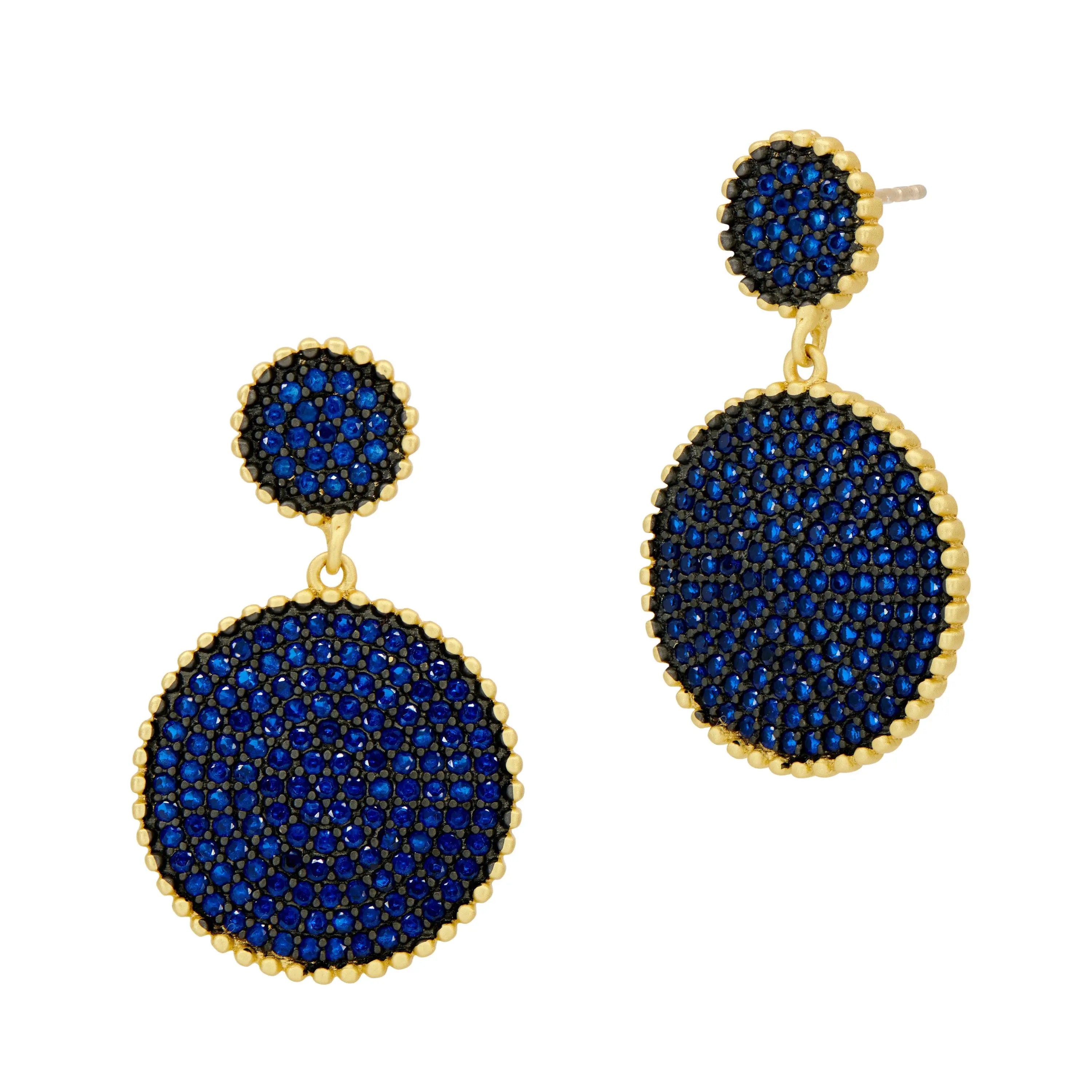Pavé Elegance Drop Earring Midnight EARRING
