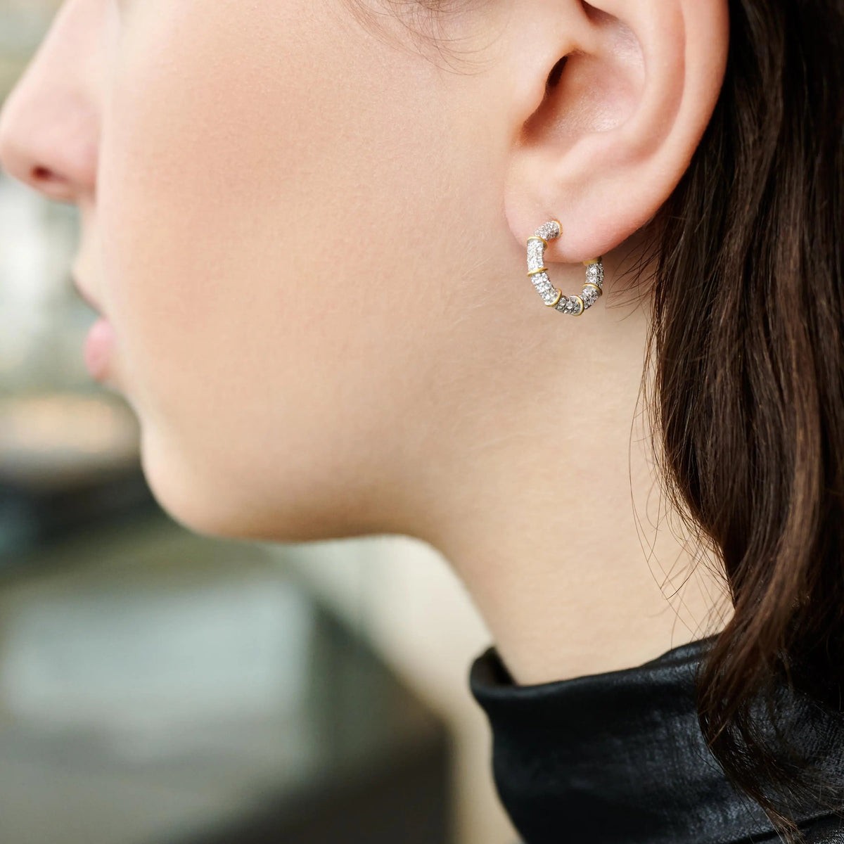 Sparkling Coast Mini Hoop Earrings Brooklyn Coast EARRING