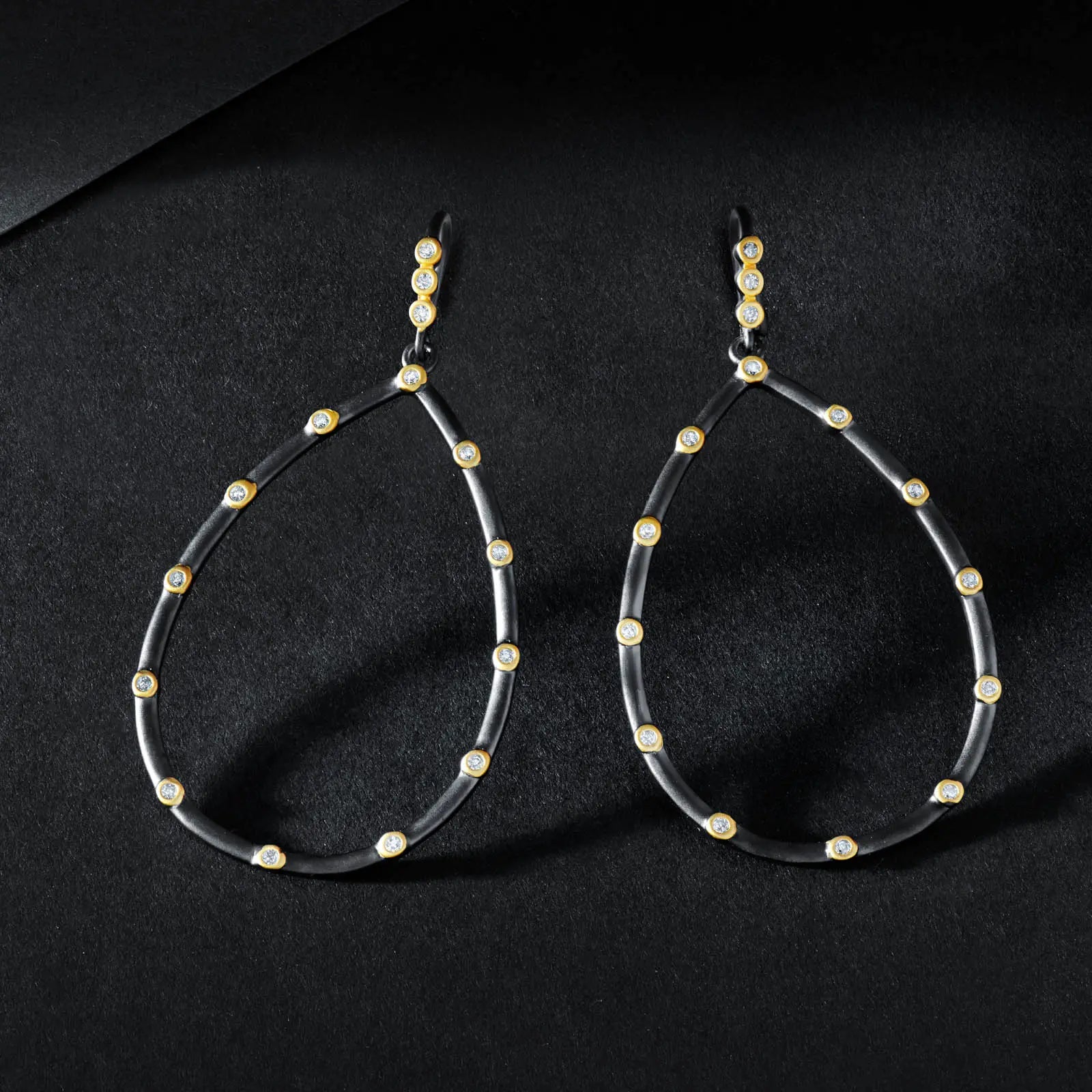 The Best Everyday Bezel Teardrop Earrings Signature EARRING