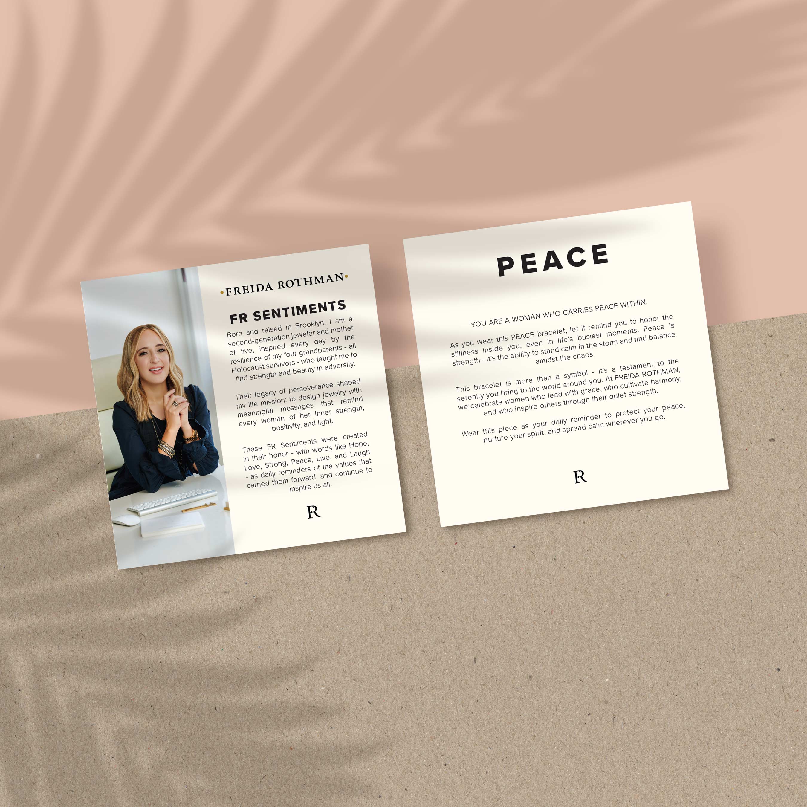 The PEACE Beaded Stretch Bracelet