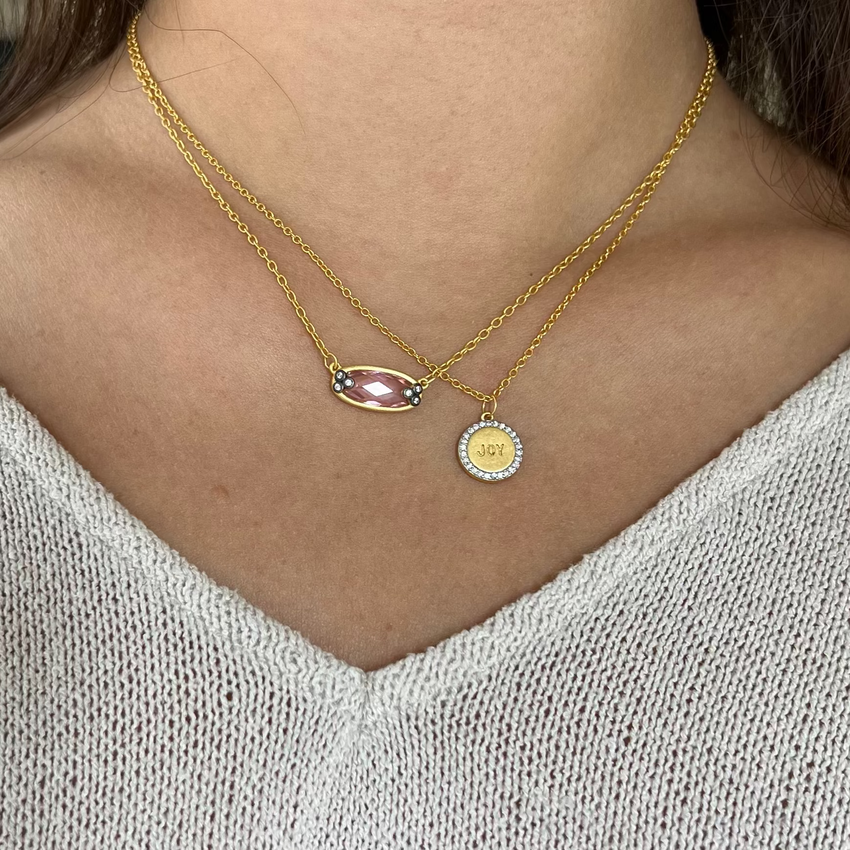 Gem Pendant Necklace