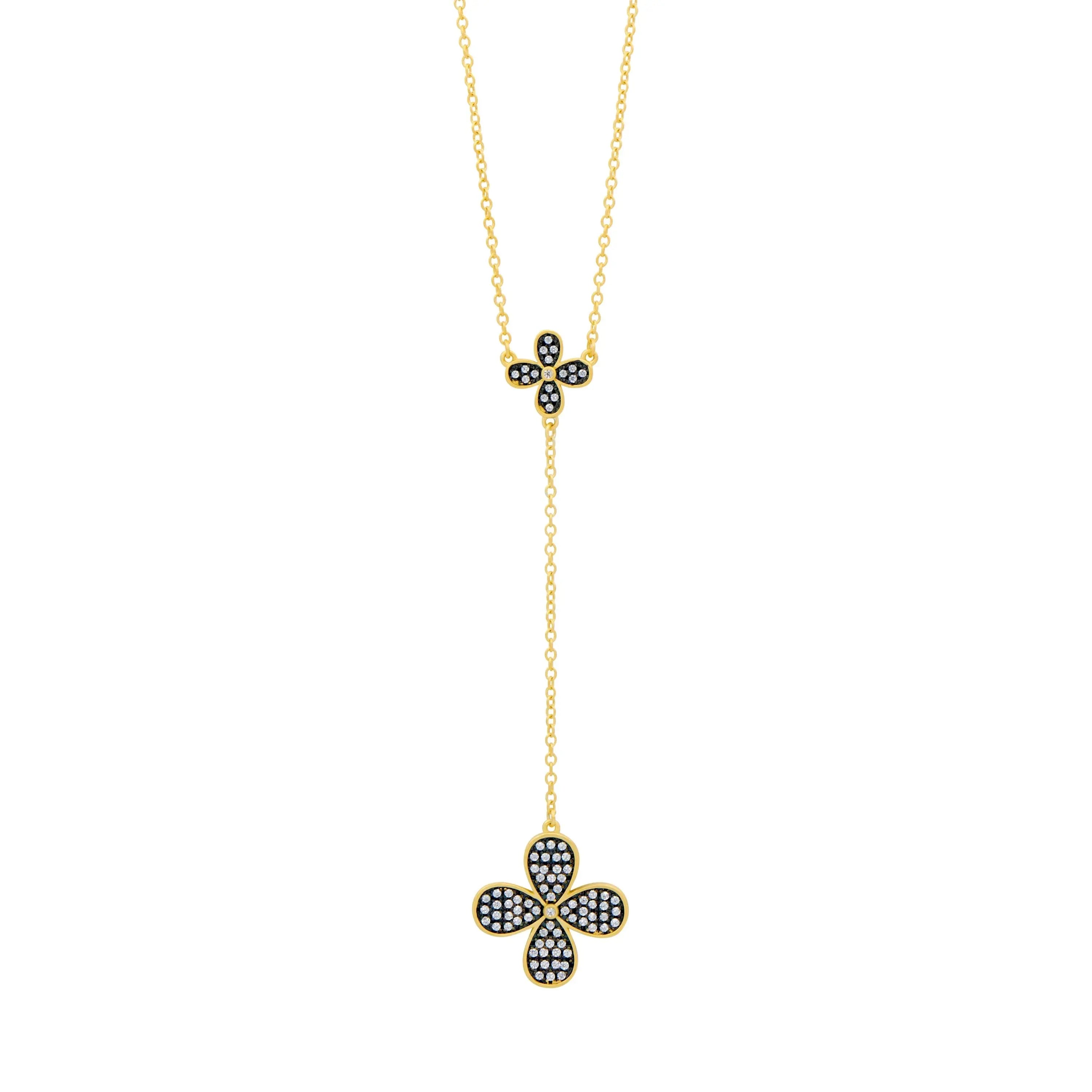 Blossoming Brilliance Lariat Necklace Signature NECKLACE