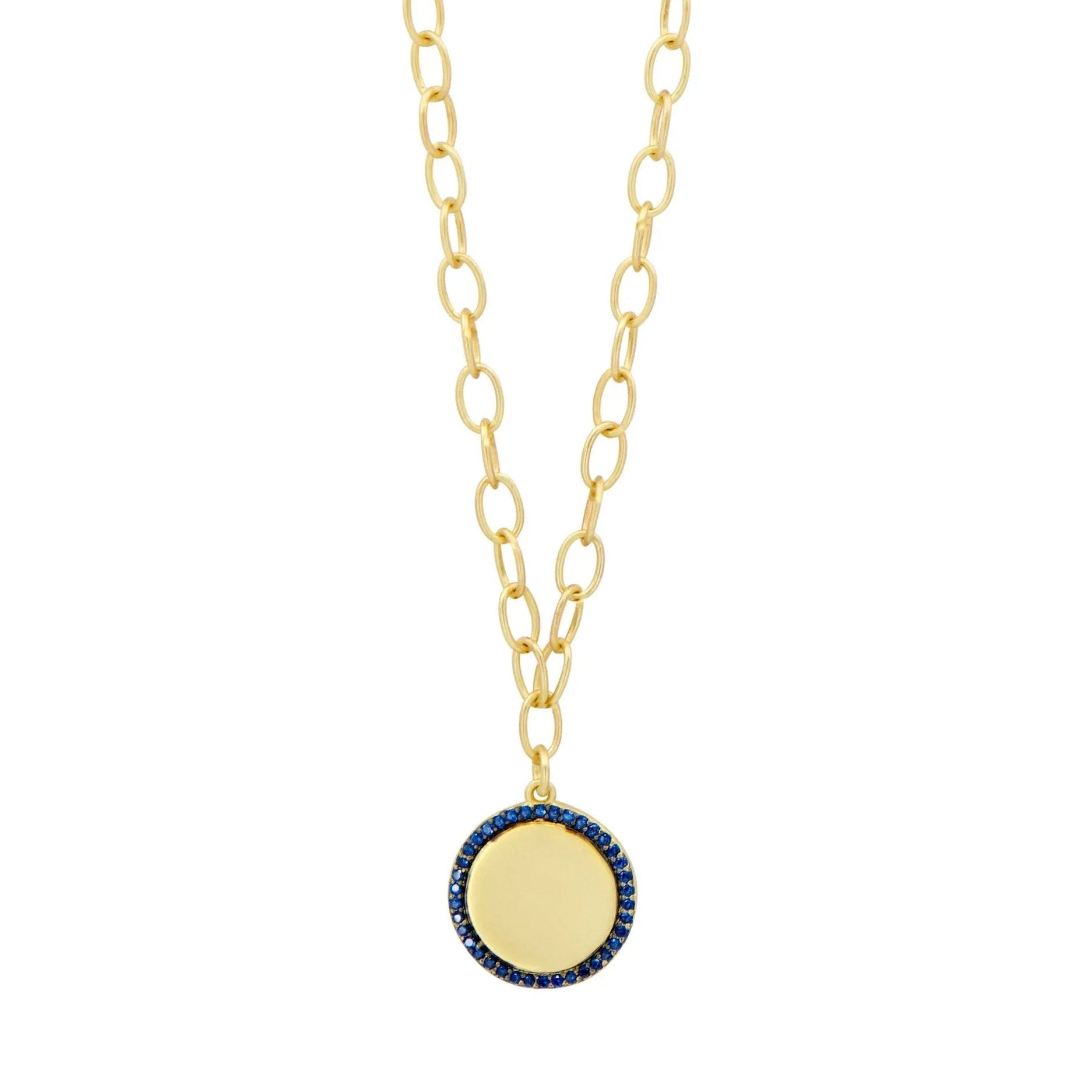 Chain Link Pendant Necklace Midnight NECKLACE