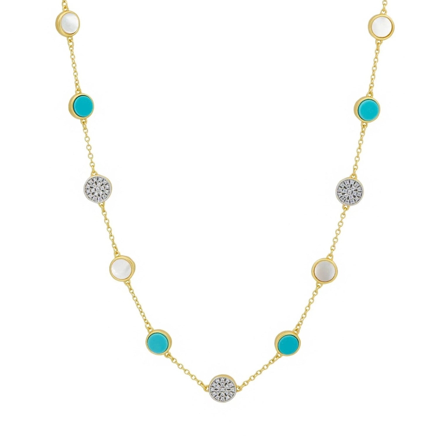 Coastal Disc Necklace - FREIDA ROTHMAN