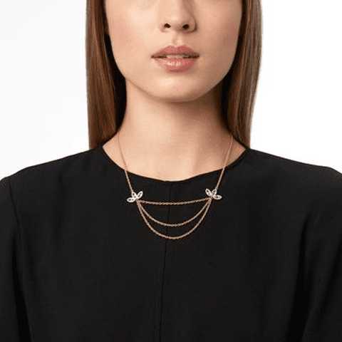 Fleur Bloom Layered Necklace FR Vault NECKLACE