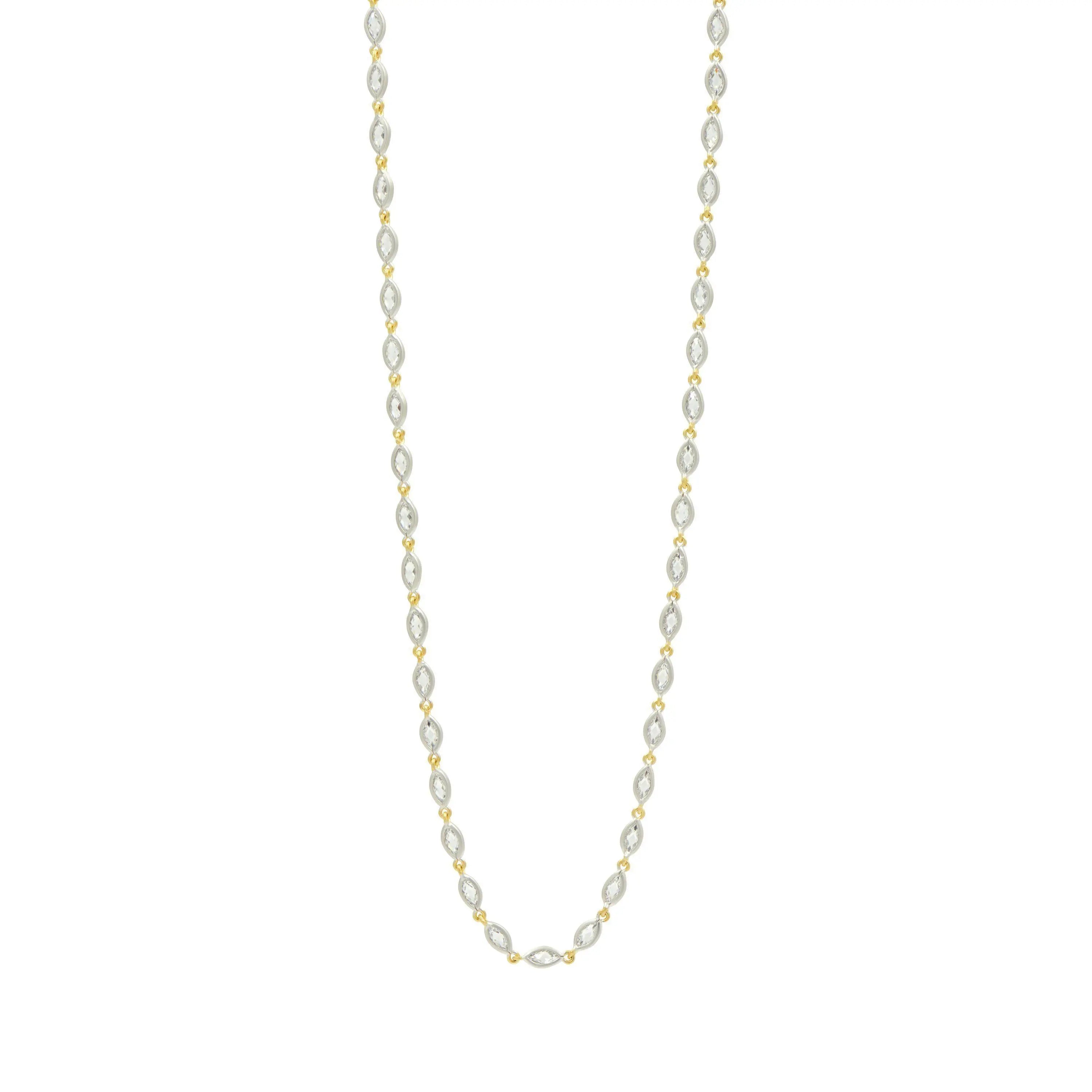 Fleur Bloom Petal Long Strand Necklace - FREIDA ROTHMAN