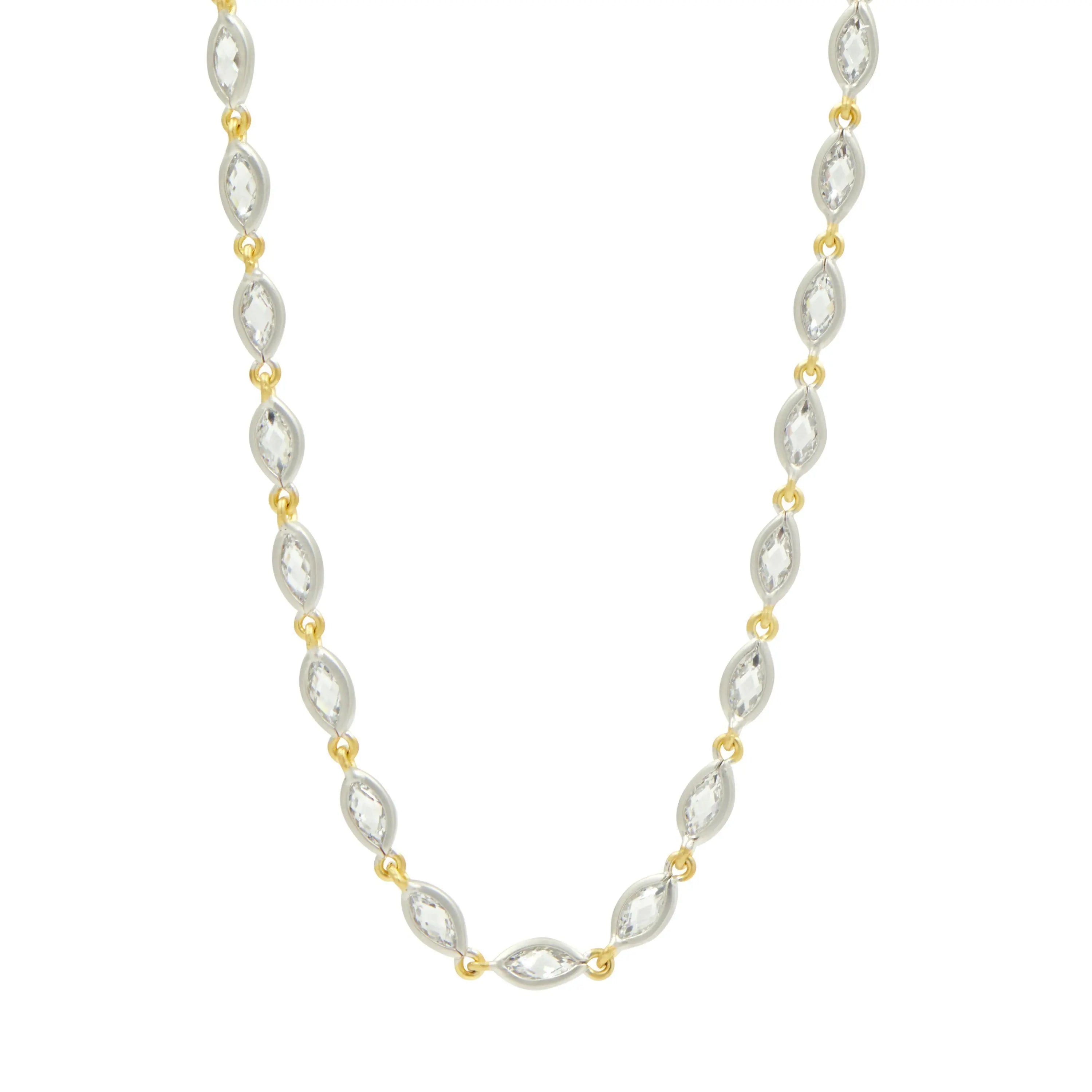 Fleur Bloom Petal Long Strand Necklace - FREIDA ROTHMAN