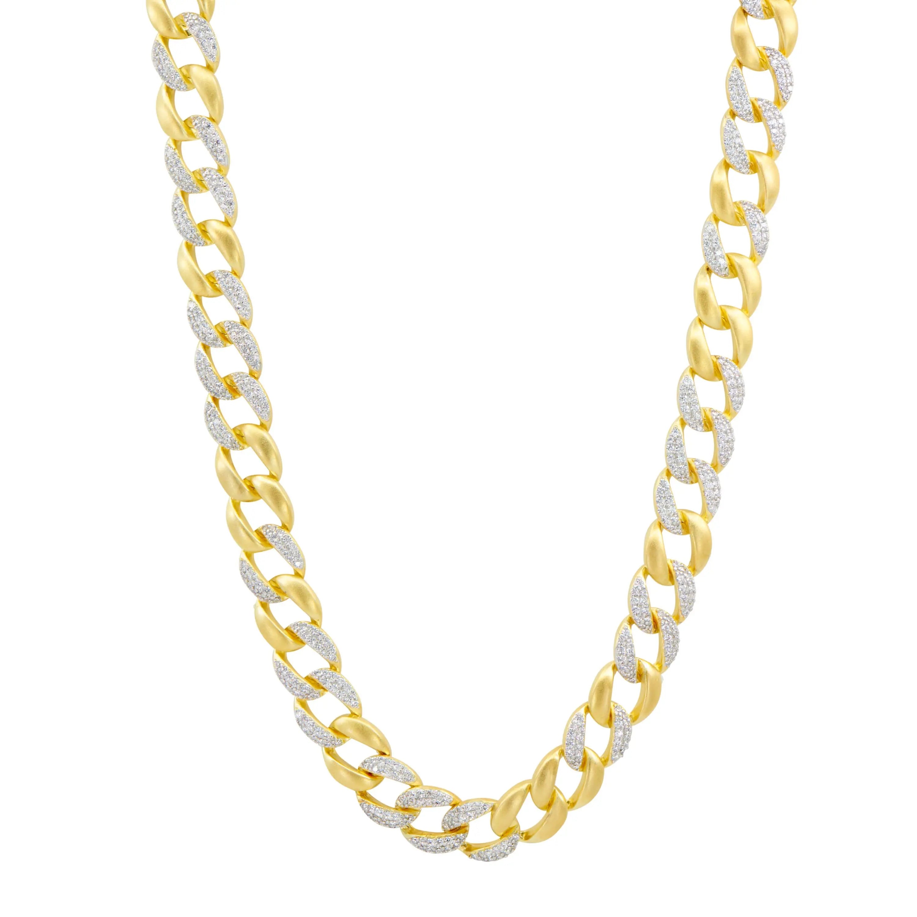 Pavé Chain Link Necklace Armor of Hope NECKLACE