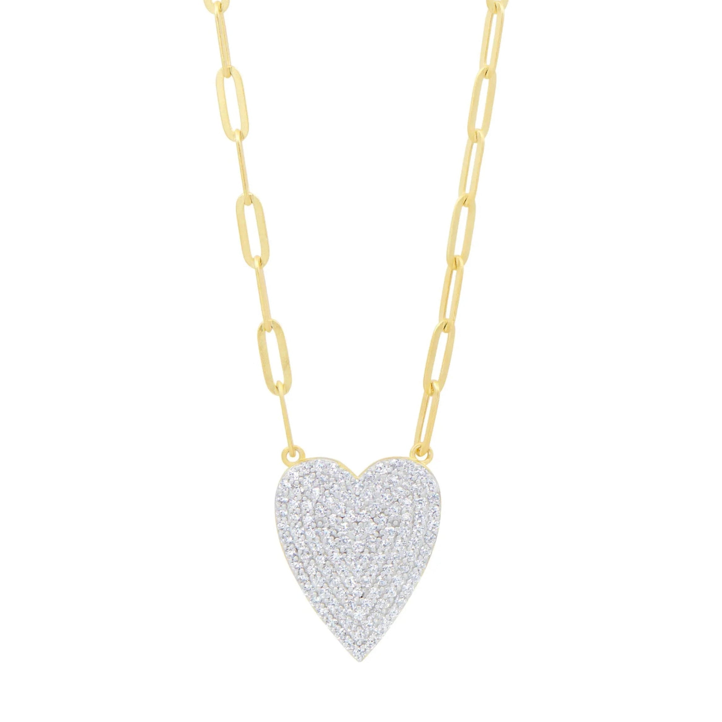 Pavé Love Necklace FREIDA ROTHMAN NECKLACE