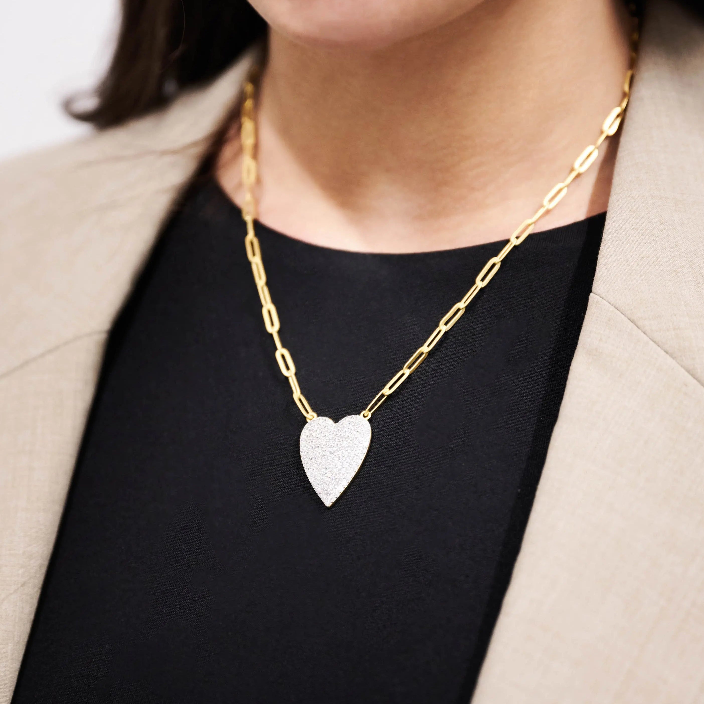 Pavé Love Necklace FREIDA ROTHMAN NECKLACE