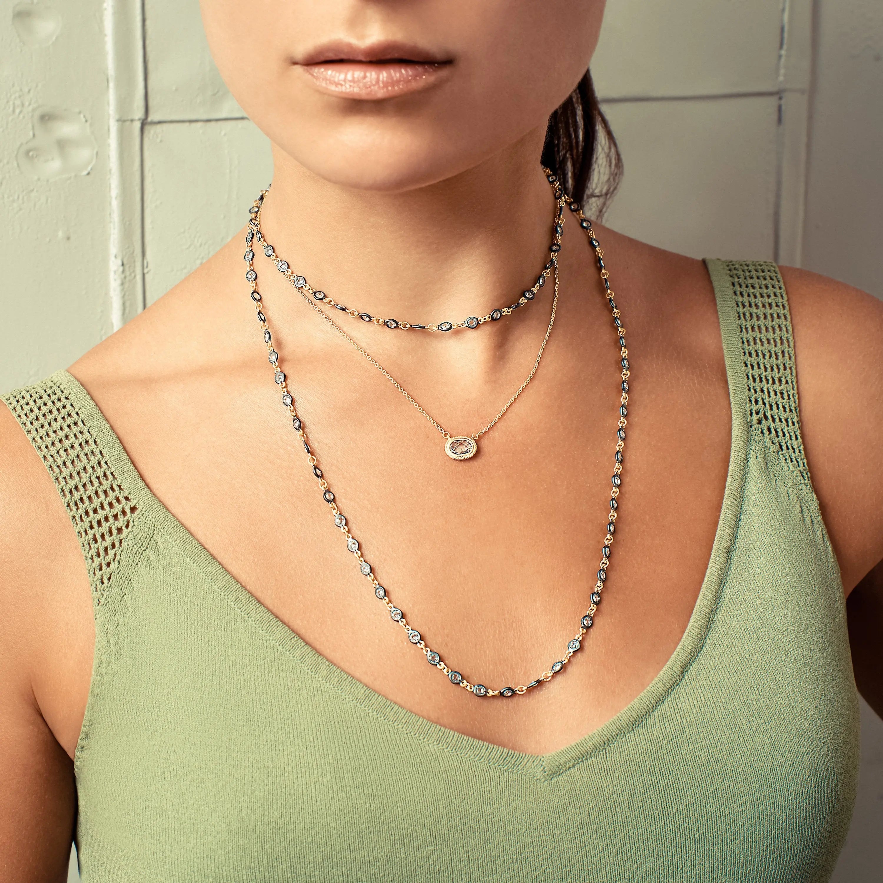 Raindrop Pendant Necklace Signature NECKLACE