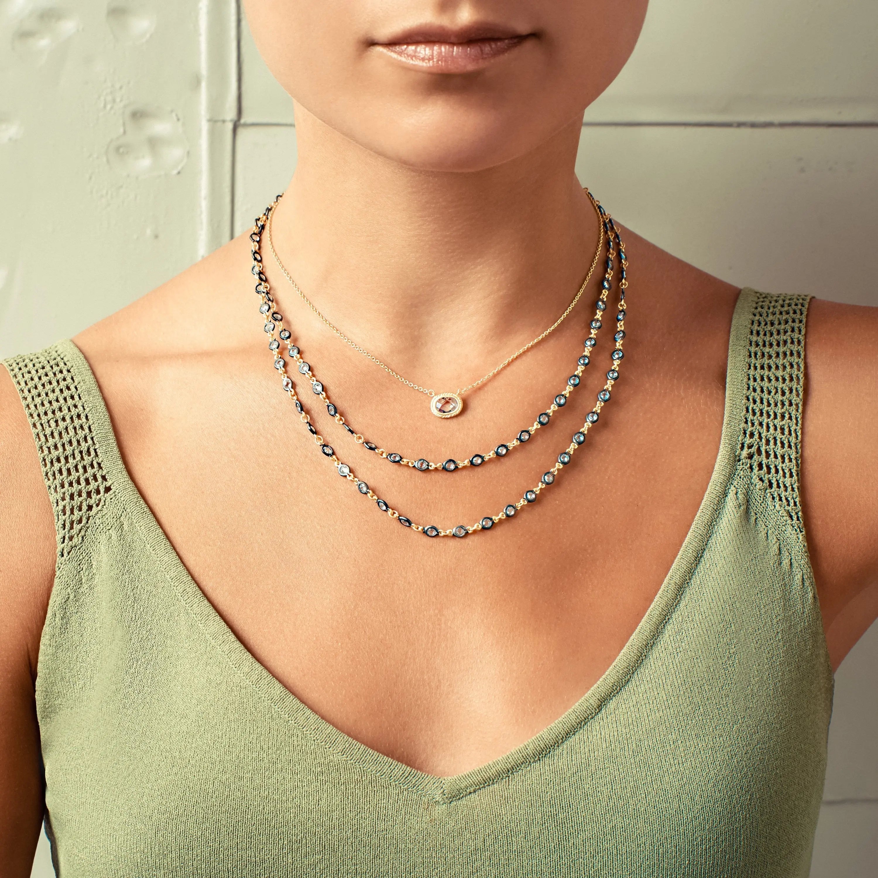 Raindrop Pendant Necklace Signature NECKLACE