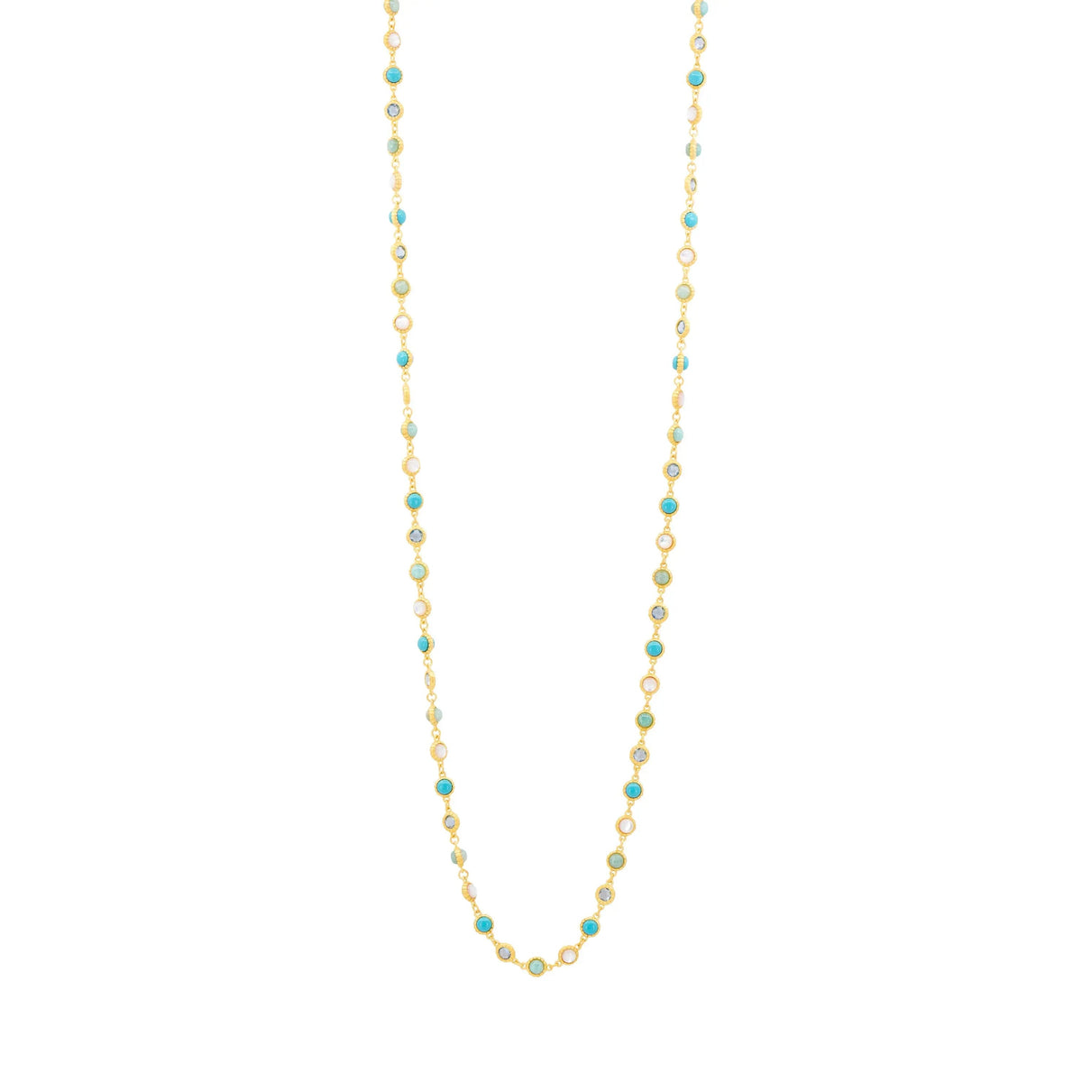 Sparkling Coast Long Chain Necklace Brooklyn Coast NECKLACE