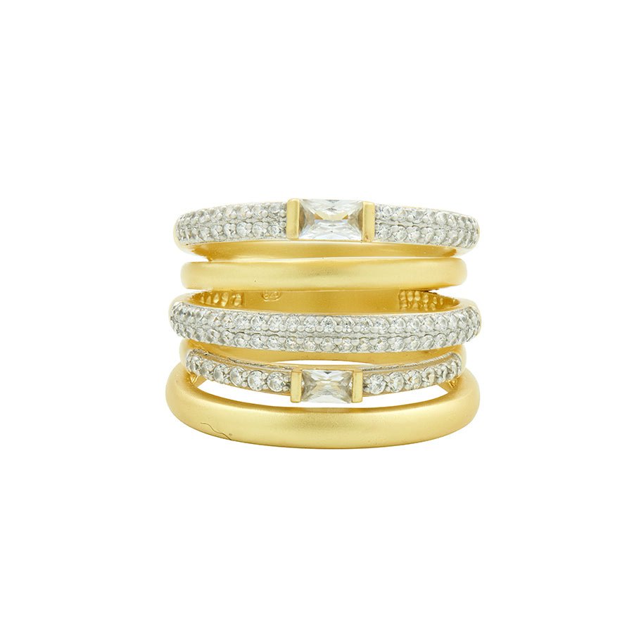 Pavé Caged Ring - FREIDA ROTHMAN