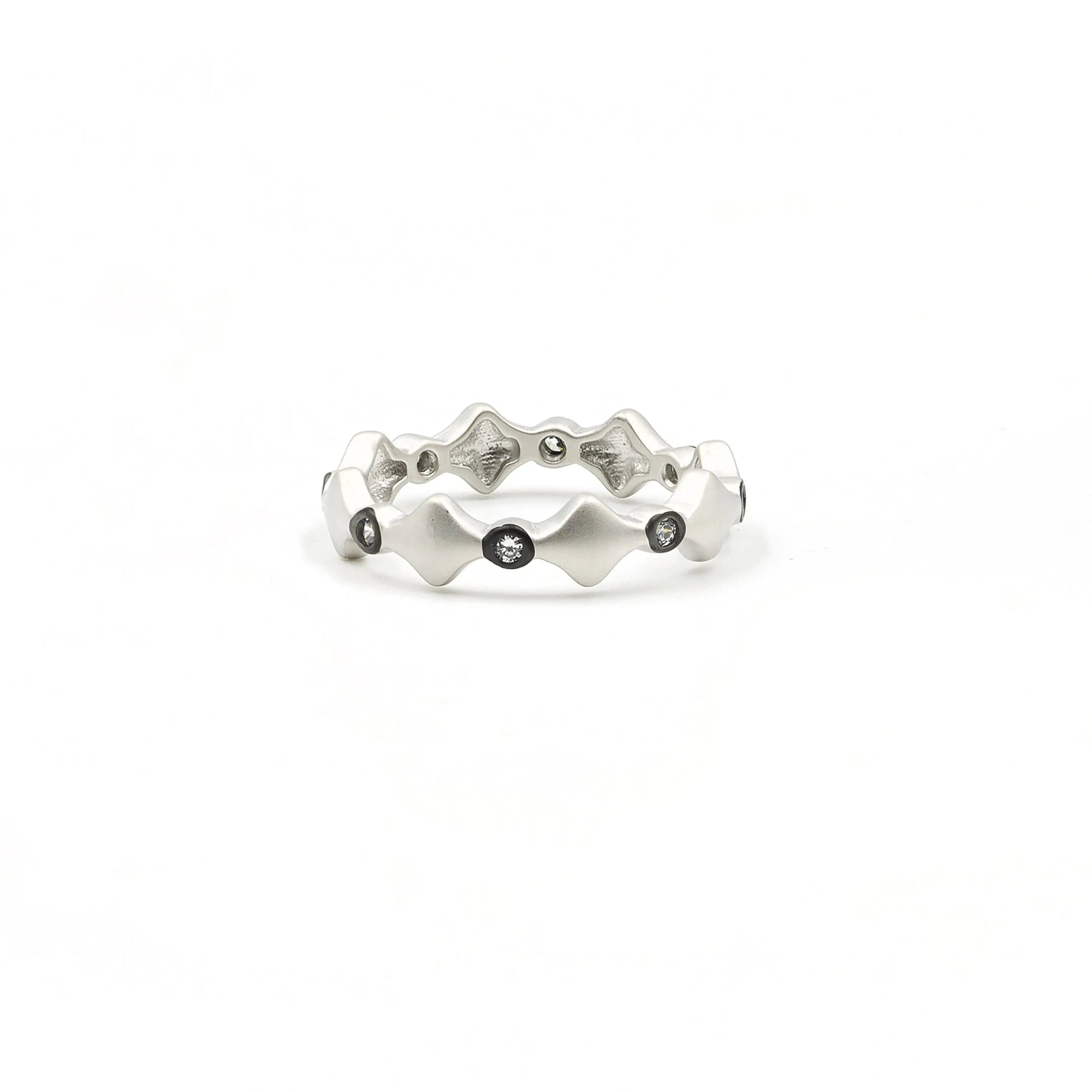 SilverBlack9 New Star Ring RINGS FOR STACKING RING