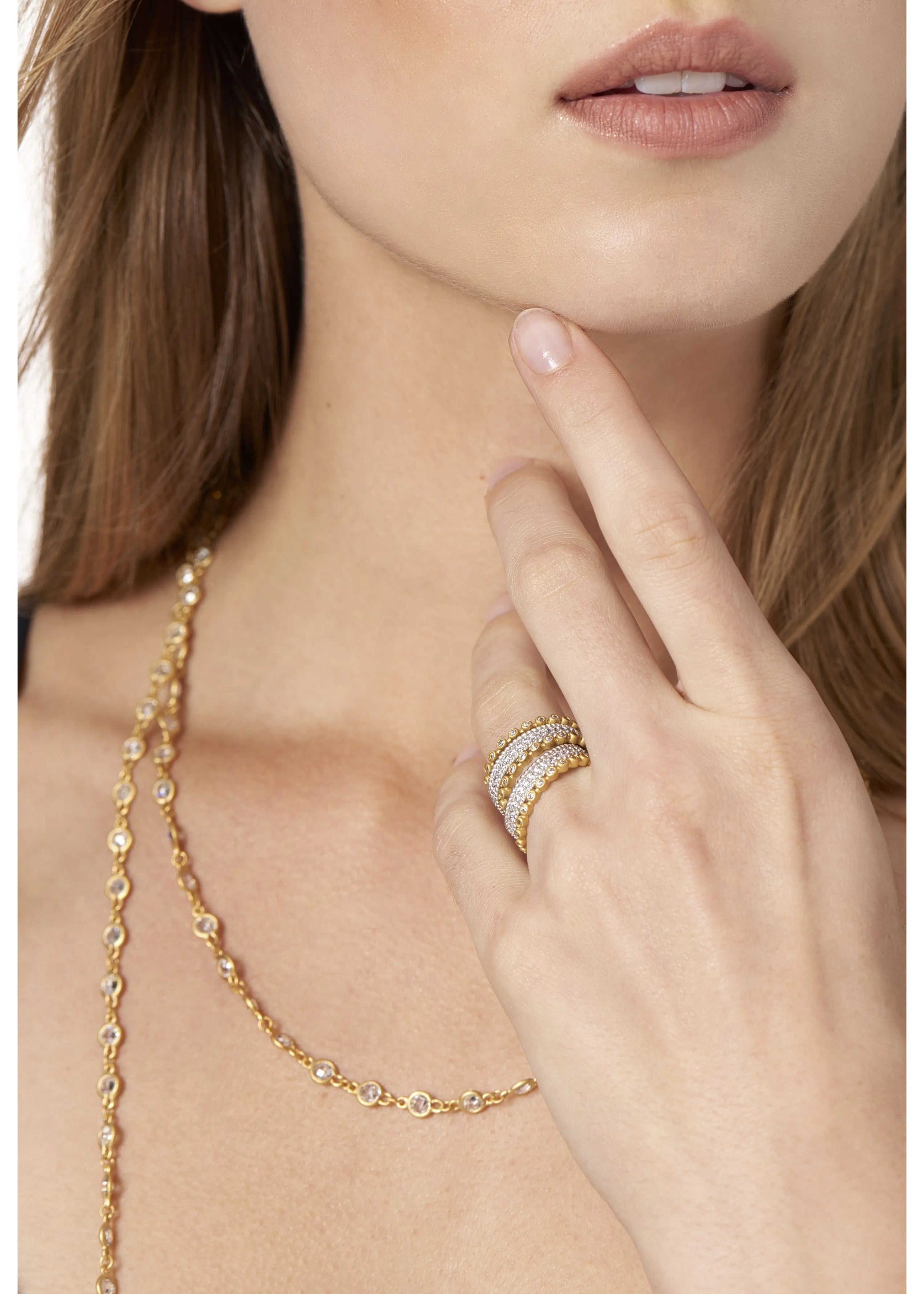 Signature Pavé 5-Stack Ring Signature RING