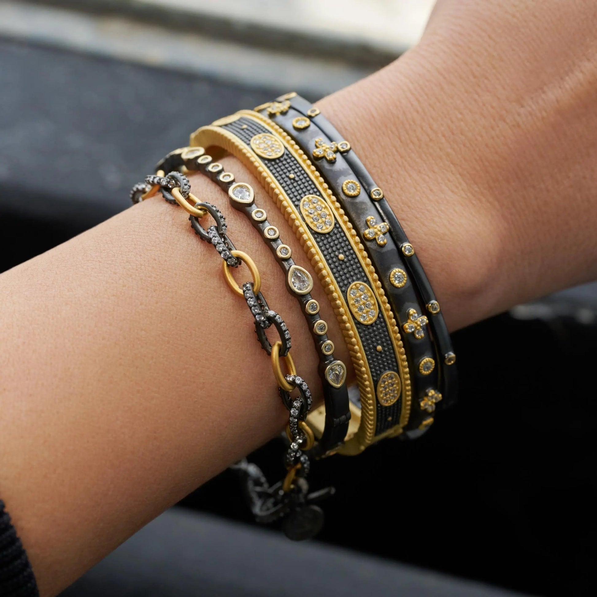 Glimmering Grit Stack Shop the Look SHOP THE LOOK