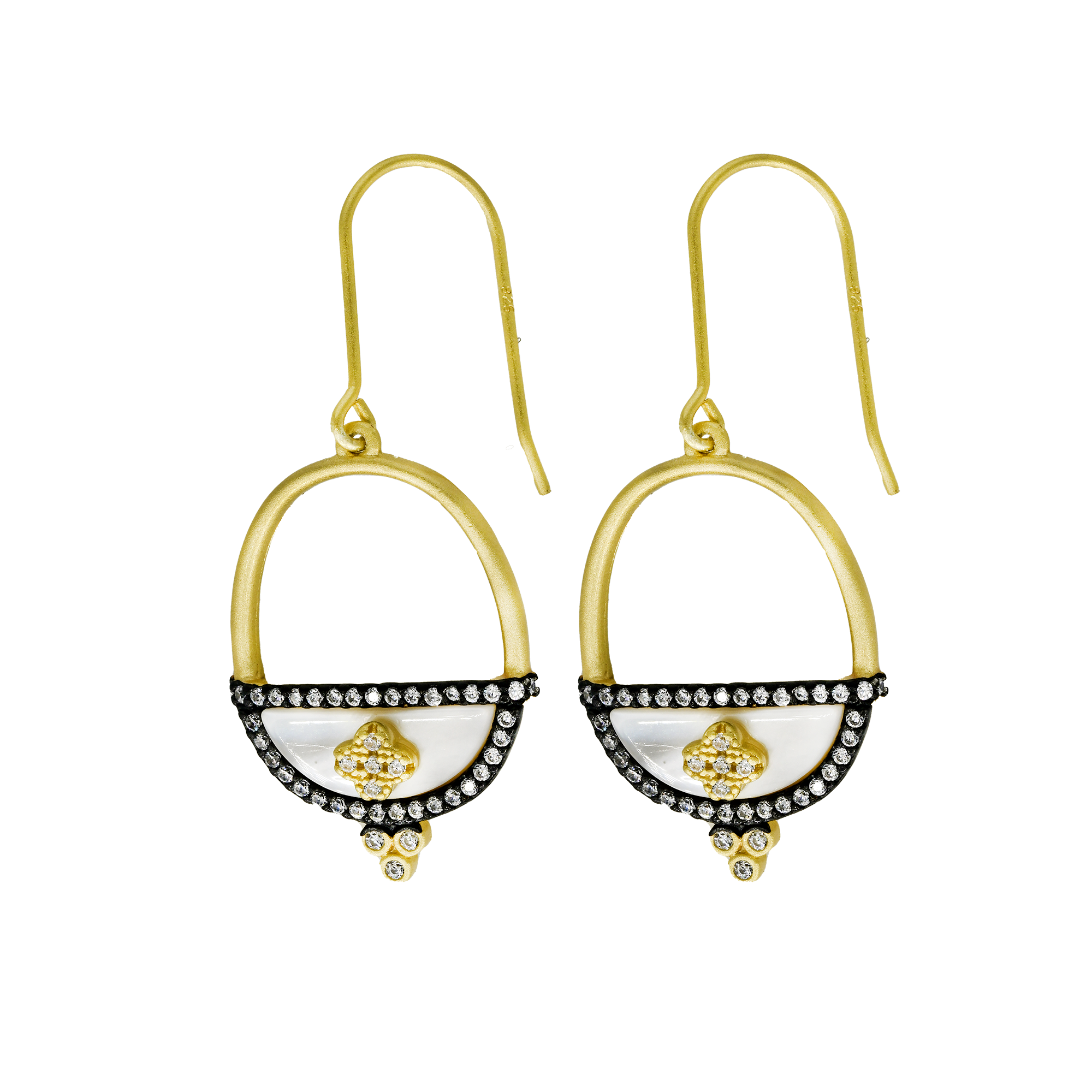 Exclusive Mother of Pearl Drop Earrings