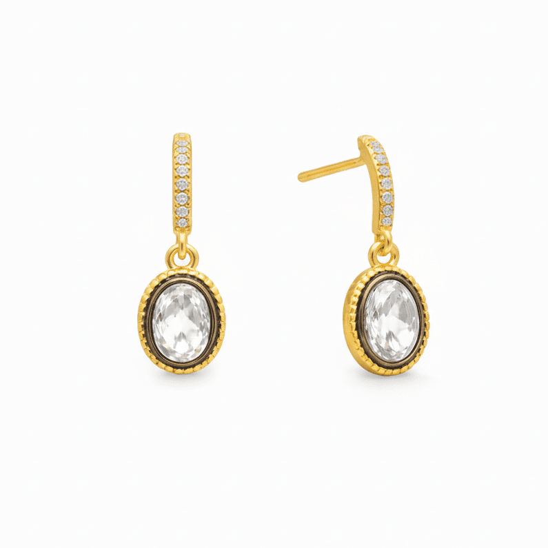 Tiny Raindrop Earrings - FREIDA ROTHMAN