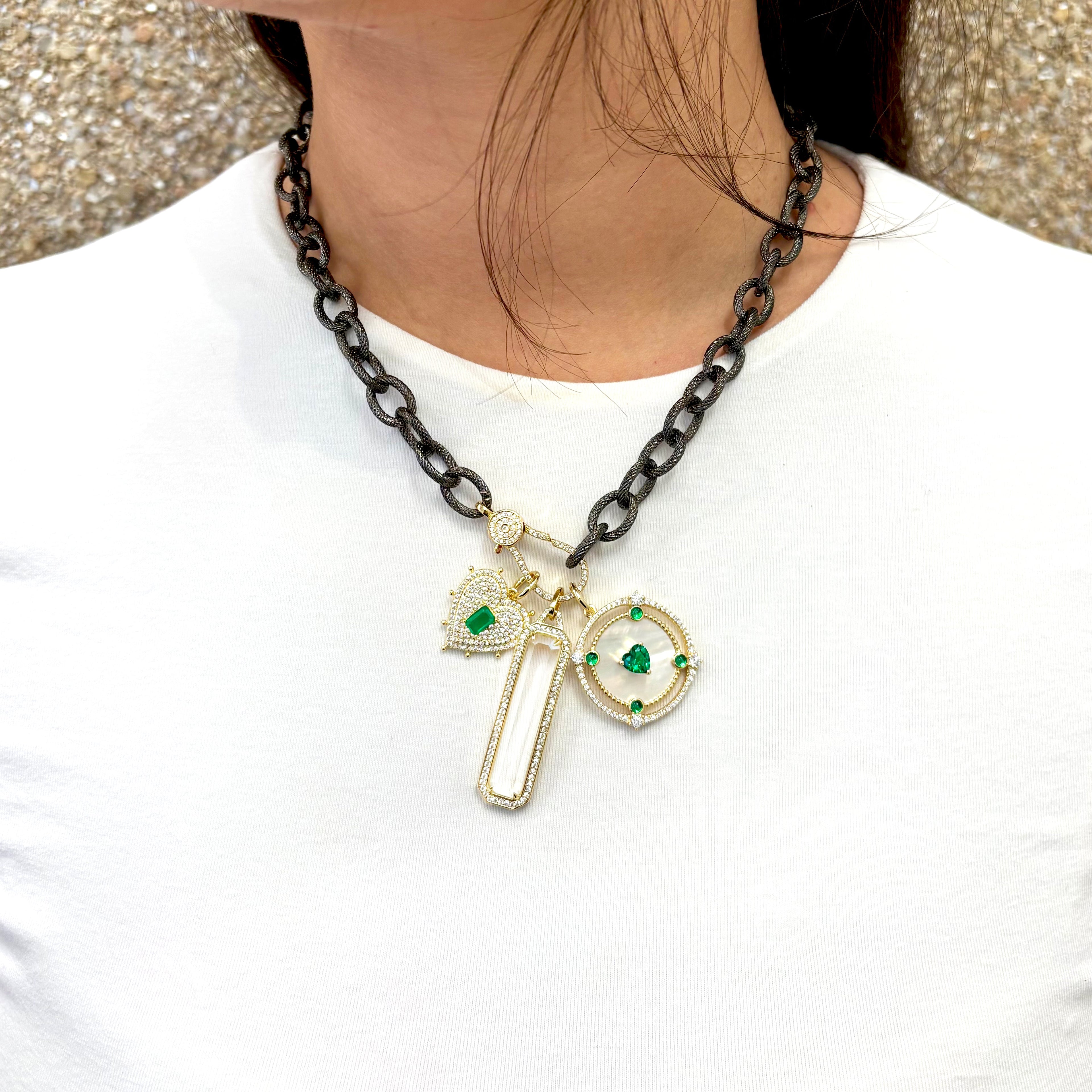 The Pavé Golden Intention Charm