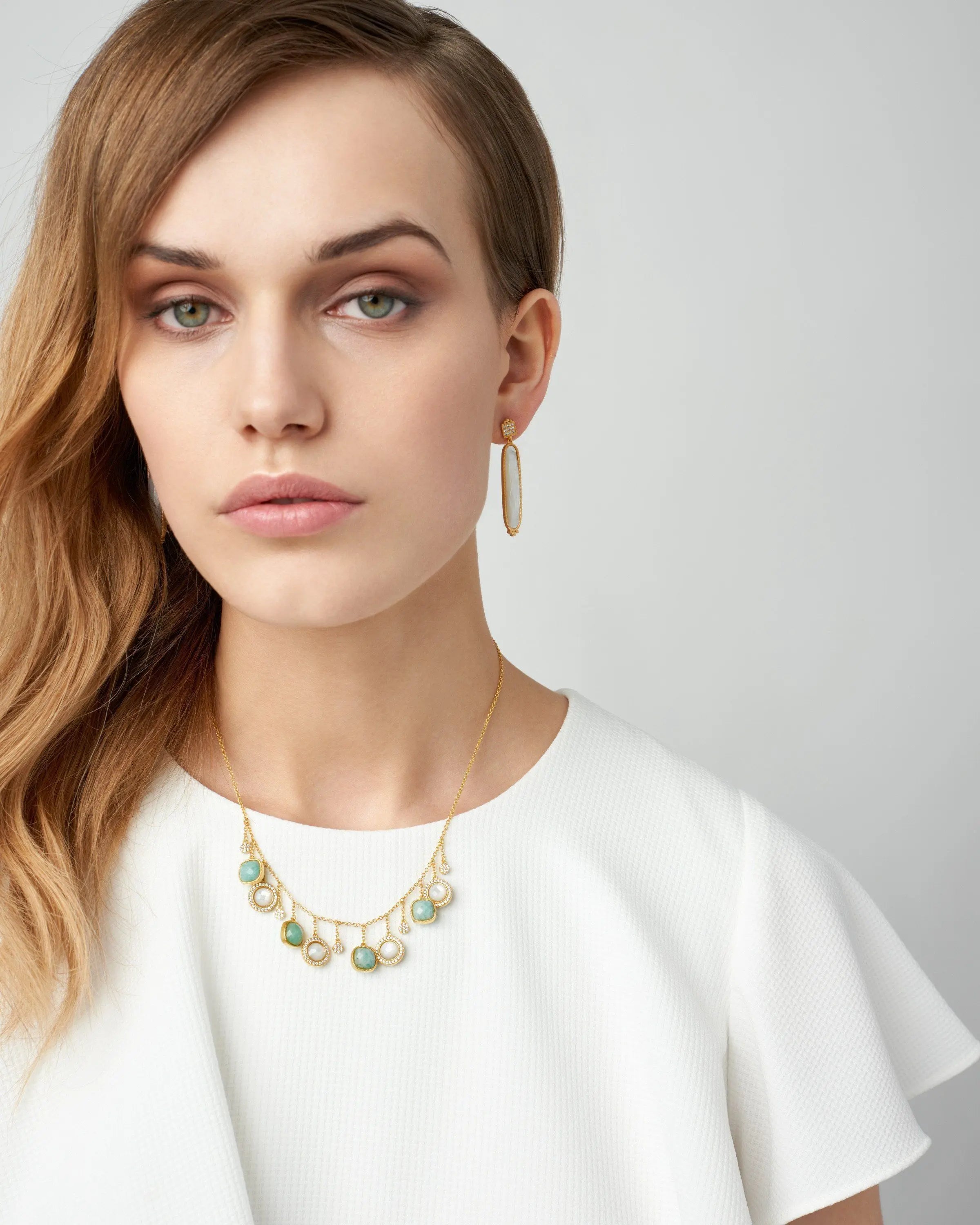 Amazonian Allure Multi Stone Charm Necklace - FREIDA ROTHMAN