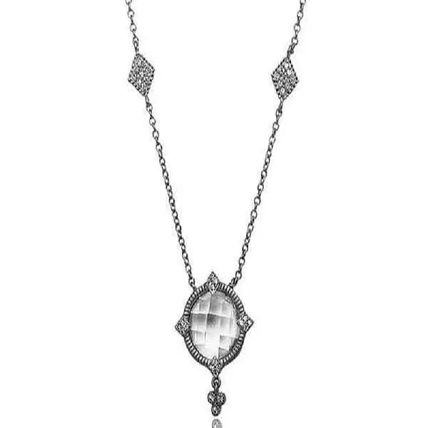 Mirror Stone Pendant Necklace - FREIDA ROTHMAN