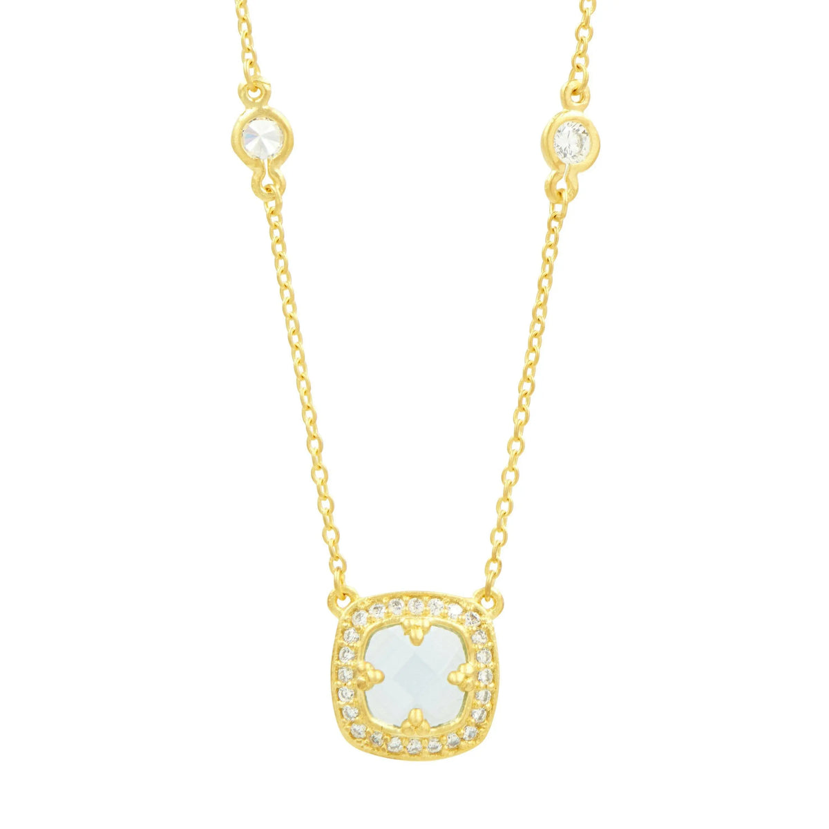 Ocean Azure Small Pendant Necklace - FREIDA ROTHMAN