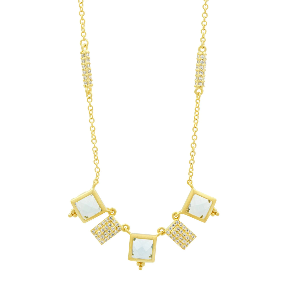 Ocean Azure Charm Necklace