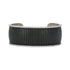 Industrial Finish Ribbed Metro Cuff - FREIDA ROTHMAN