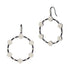 Brooklyn in Bloom Station Open Hoop Earrings - FREIDA ROTHMAN