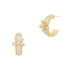Garden of Grit Hoop Earrings - FREIDA ROTHMAN