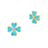 City Blooms Turquoise Stud Earrings - FREIDA ROTHMAN